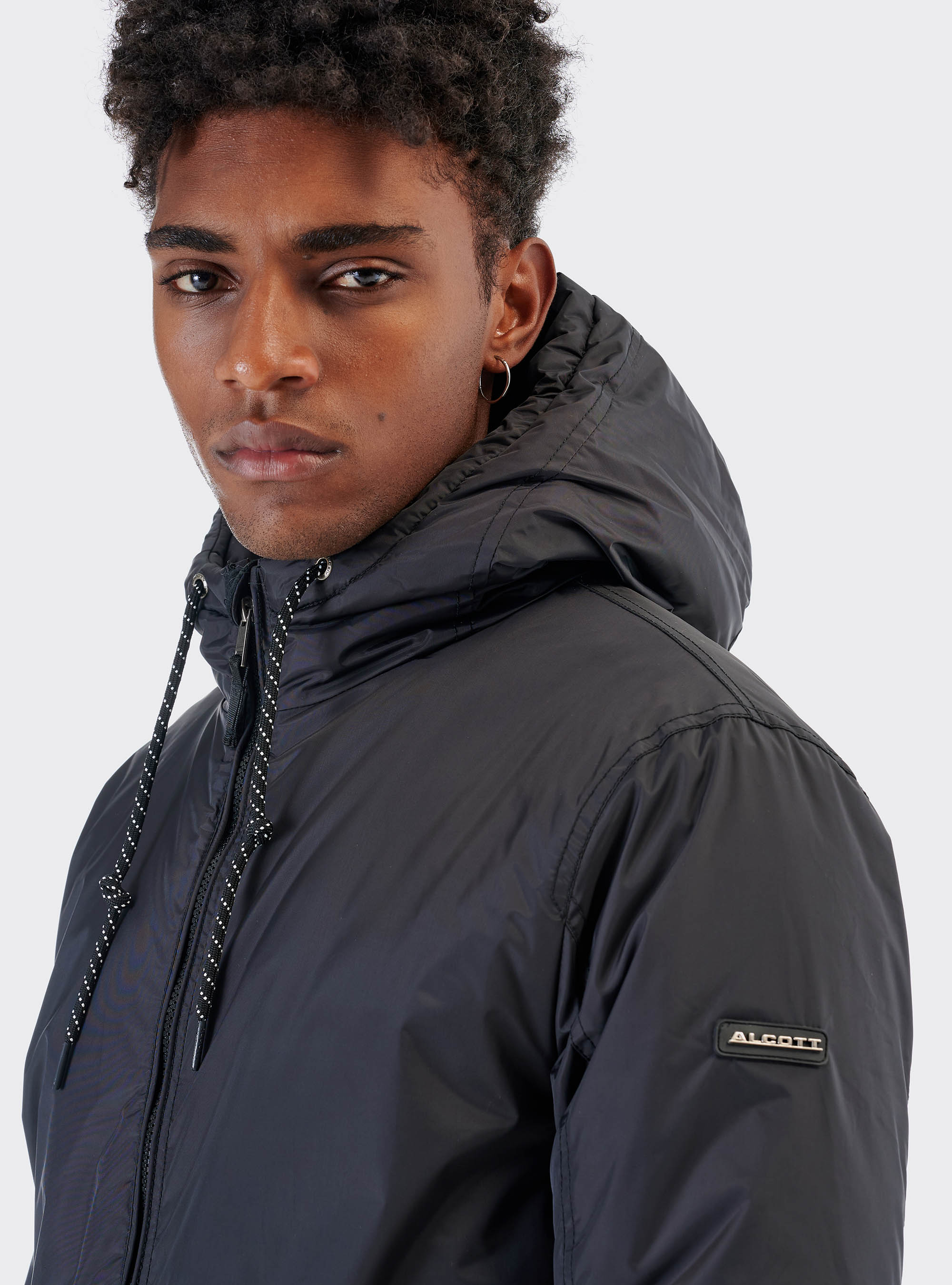 Padded jacket, C101 BLACK