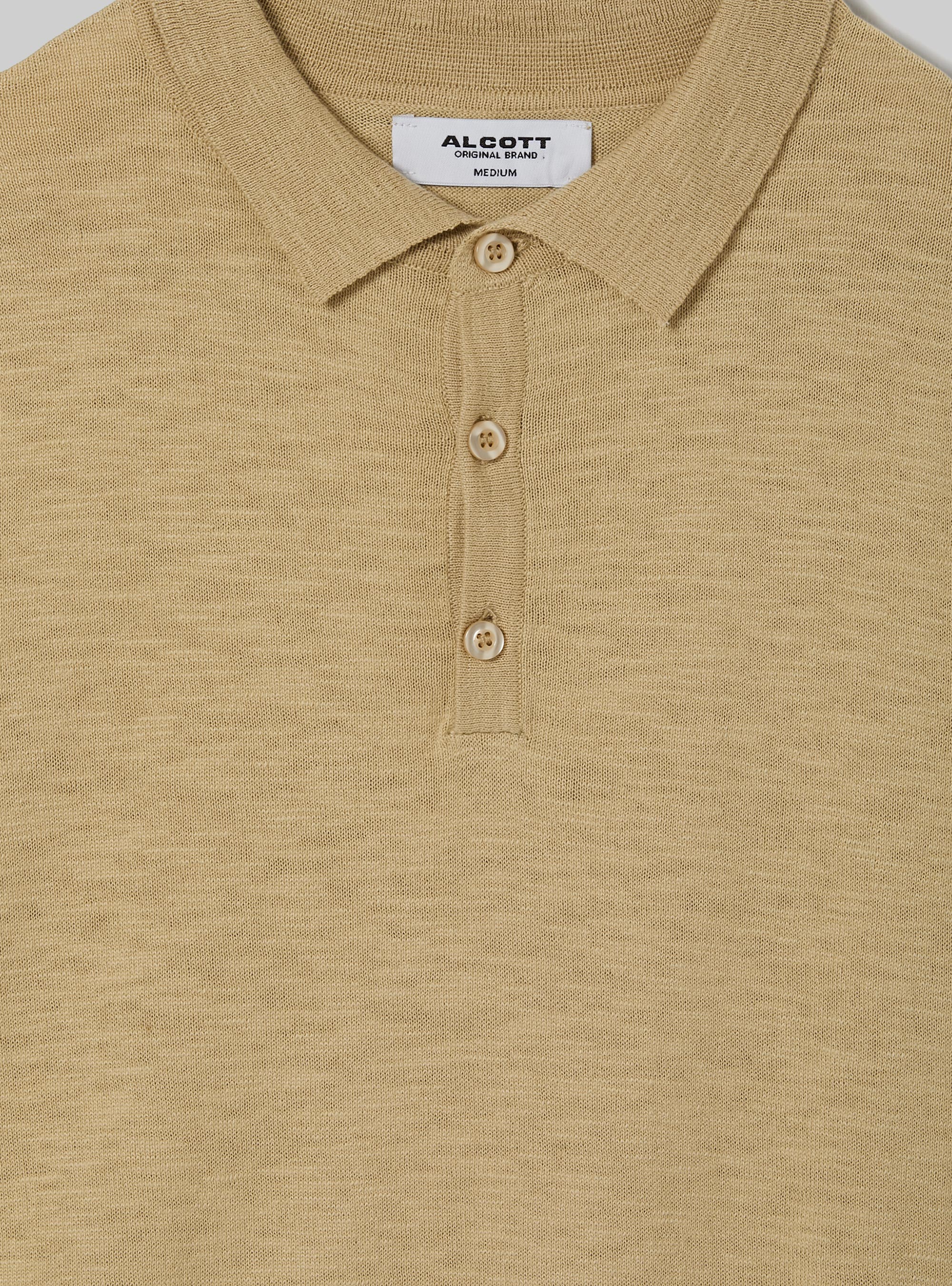 Jersey de color sólido, BG3 BEIGE LIGHT