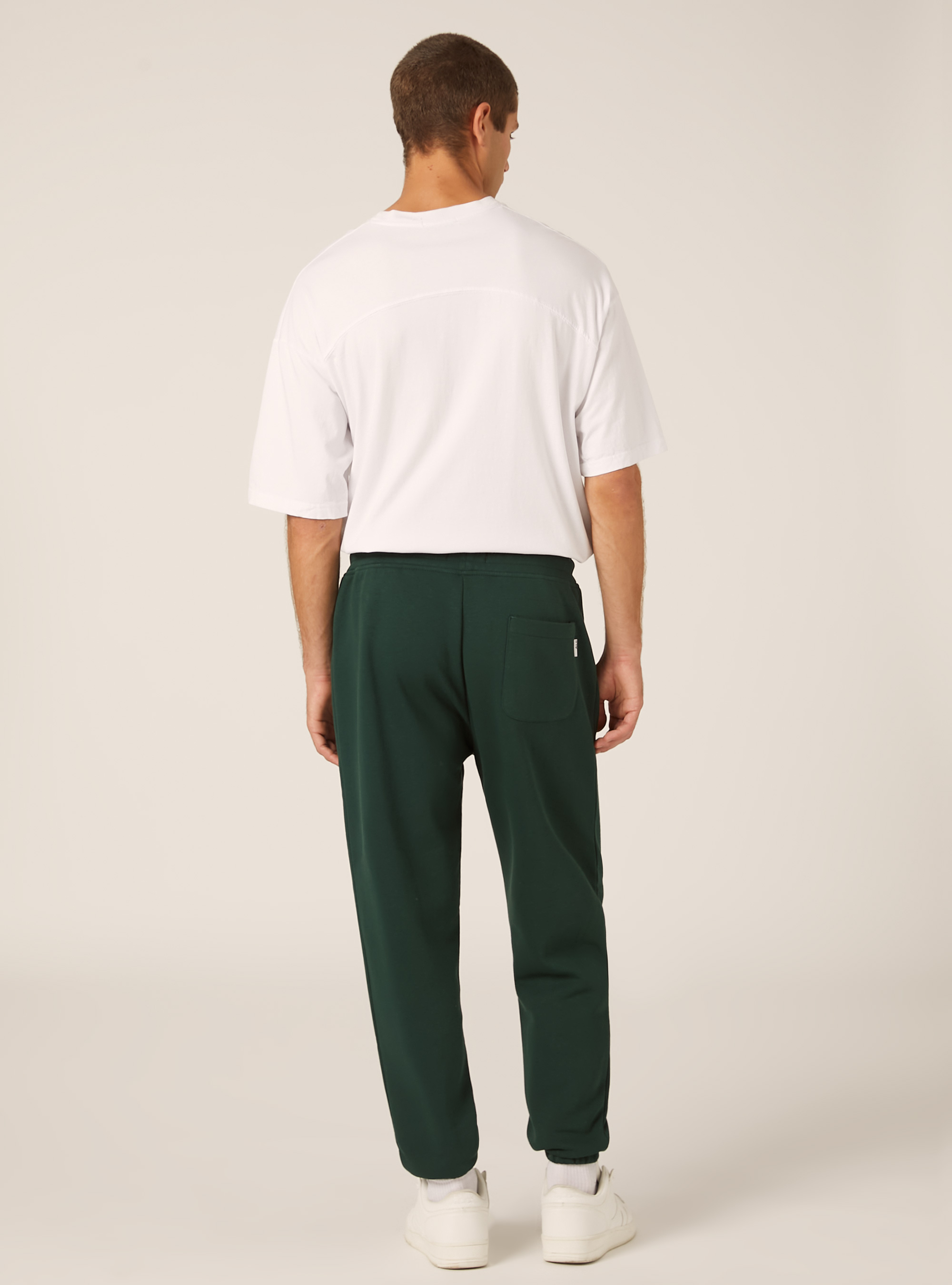 Fleece jogger pants, GN1 GREEN DARK