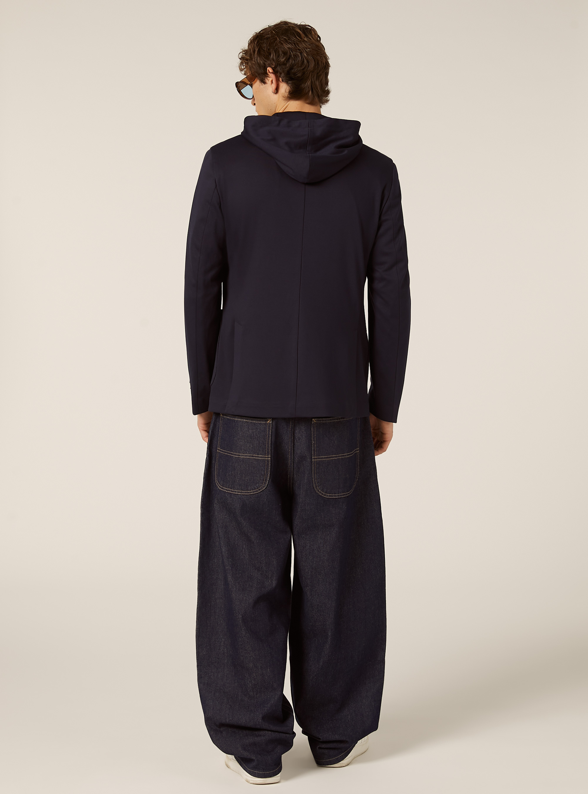 Giacca con cappuccio removibile, NA1 NAVY DARK