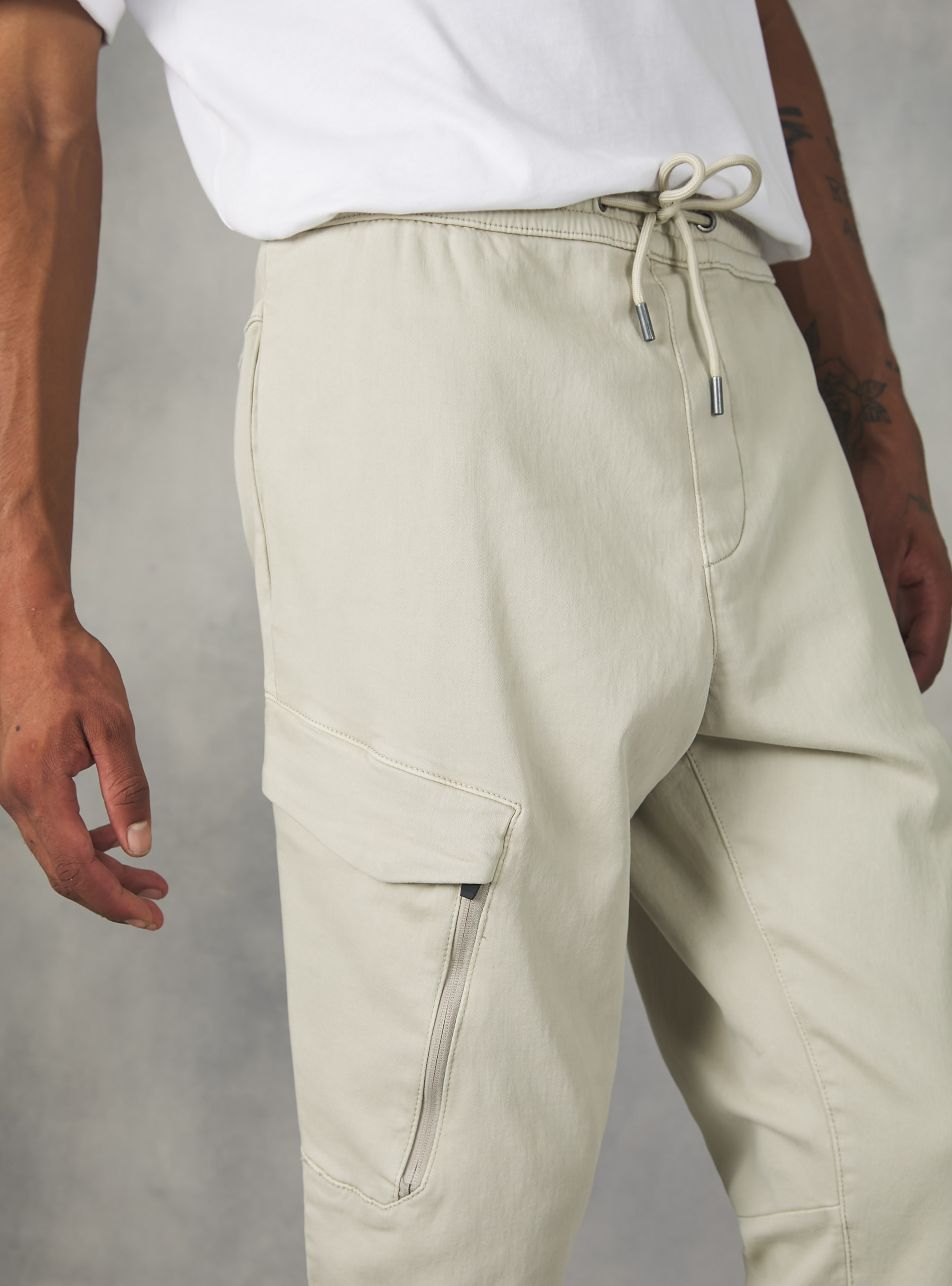 Pantalon de jogging avec grandes poches, BG3 BEIGE LIGHT