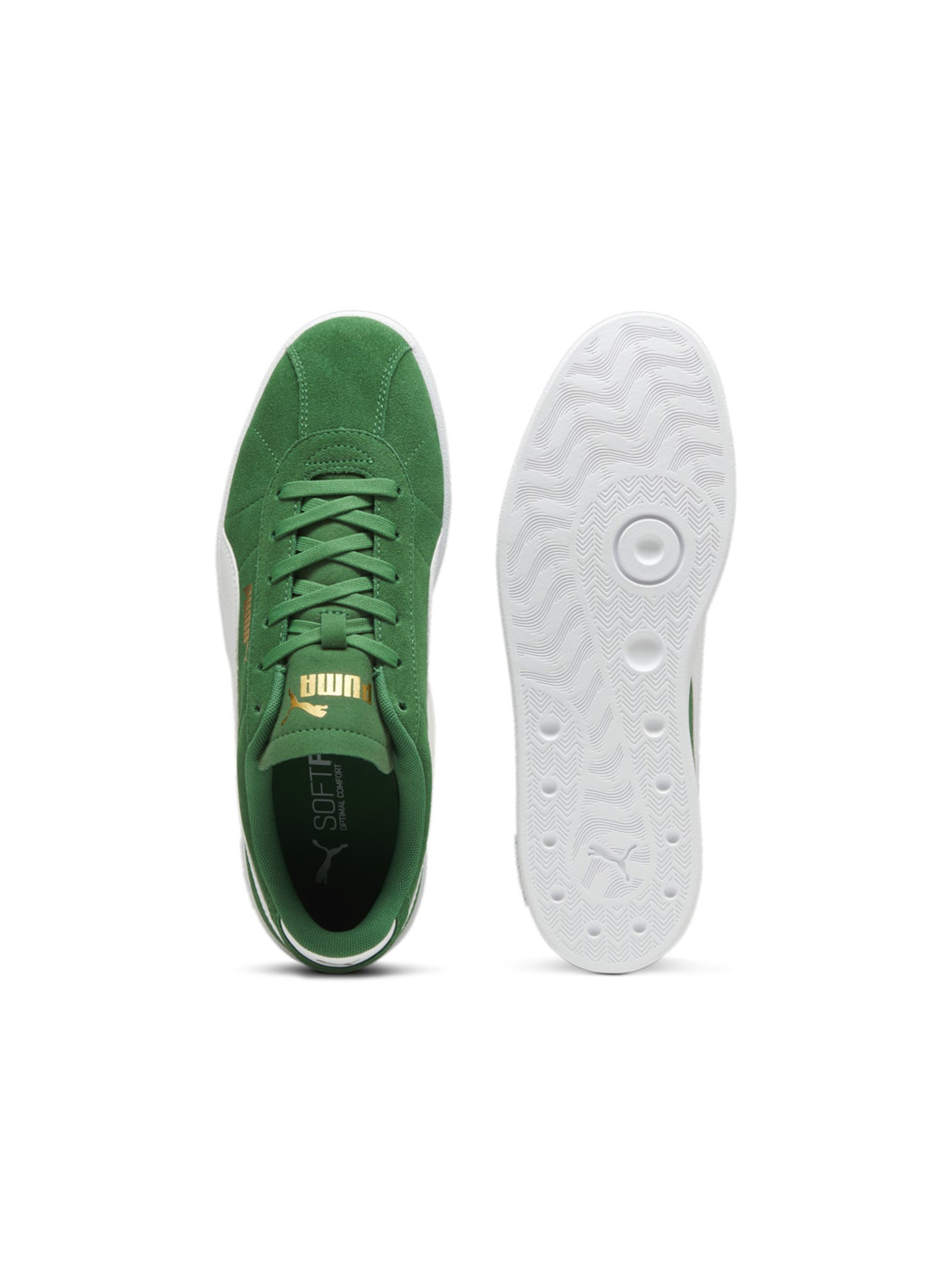PUMA Club II Unisex Suede Sneakers, GN2 GREEN MEDIUM