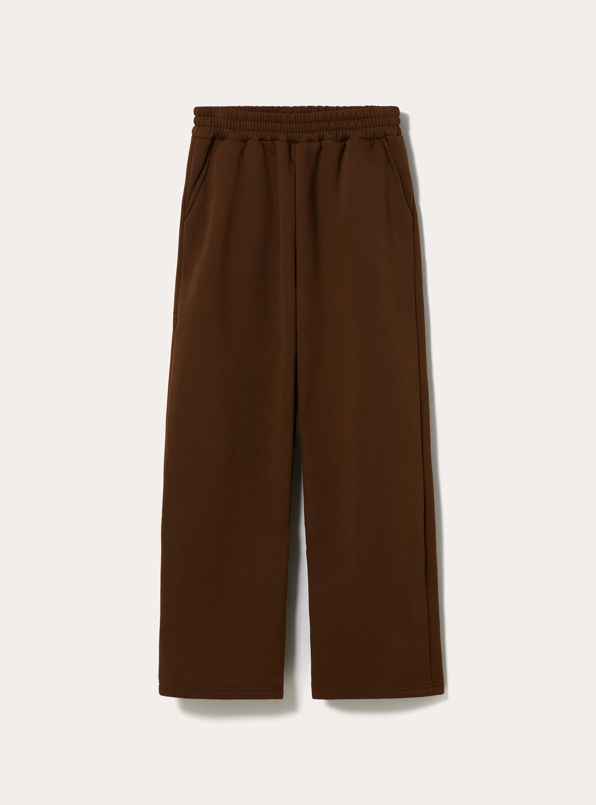 Loose fit fleece trousers, BR2 BROWN MEDIUM