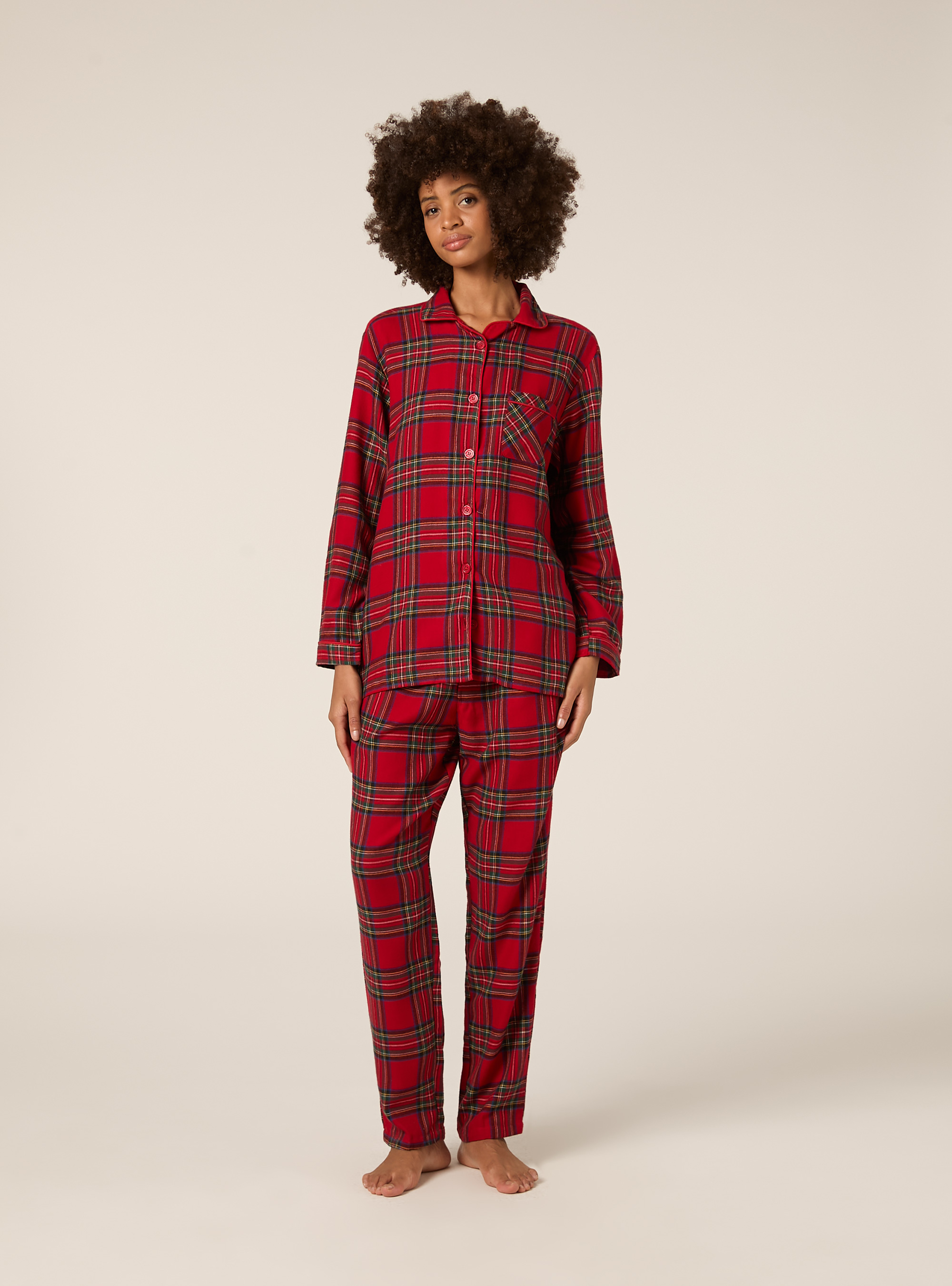 Pijama de tartán Christmas Family Collection, RD2 RED MEDIUM