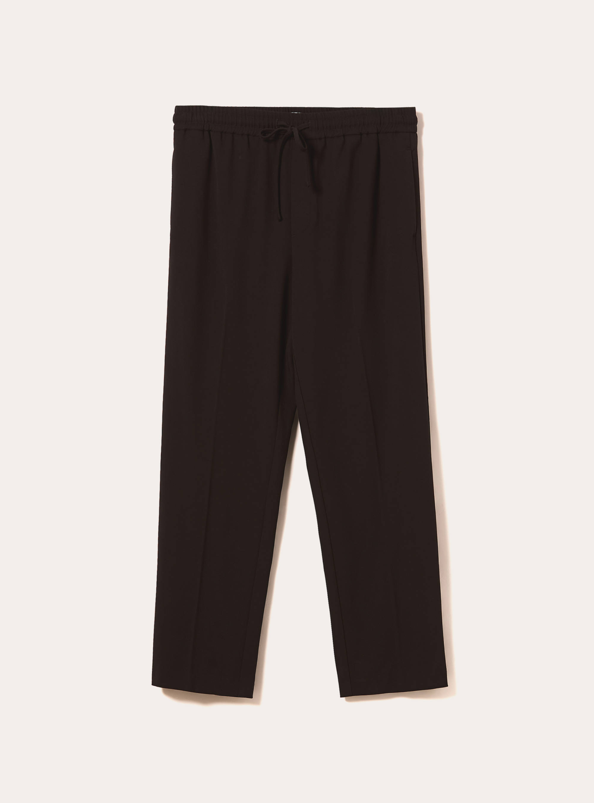 Pantalon jogger en twill, BK1 BLACK