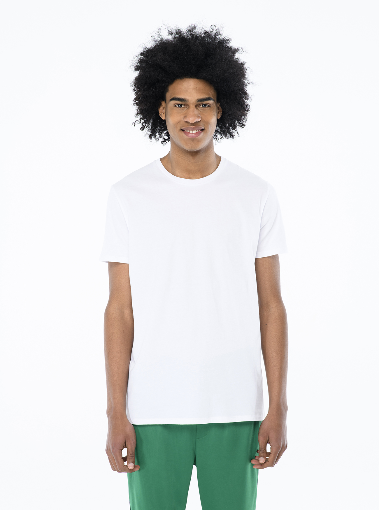 T-shirt tinta unita, BIANCO