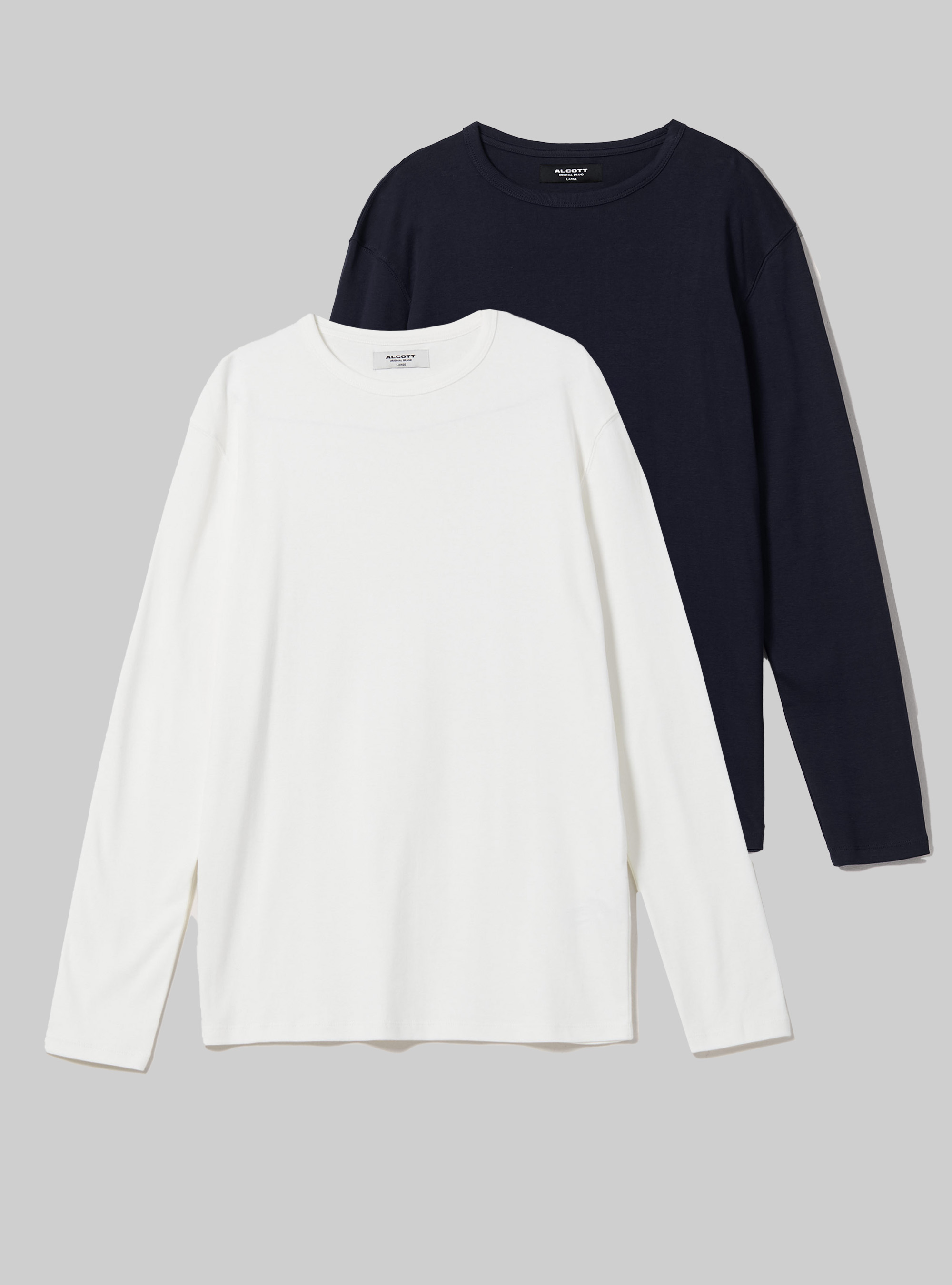 Set di 2 magliette a manica lunga, NA1/WH2