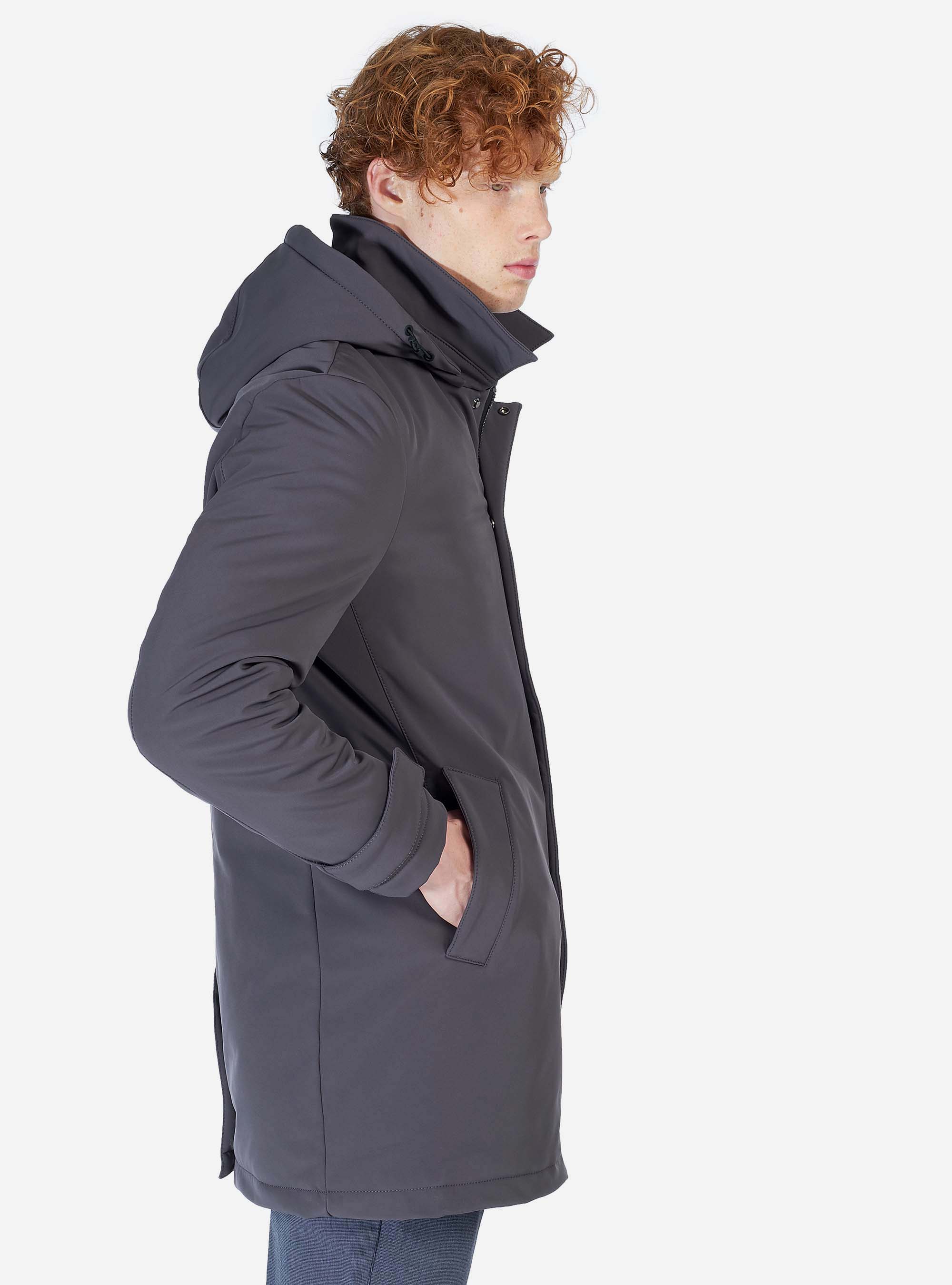 Blouson long, C115 GREY