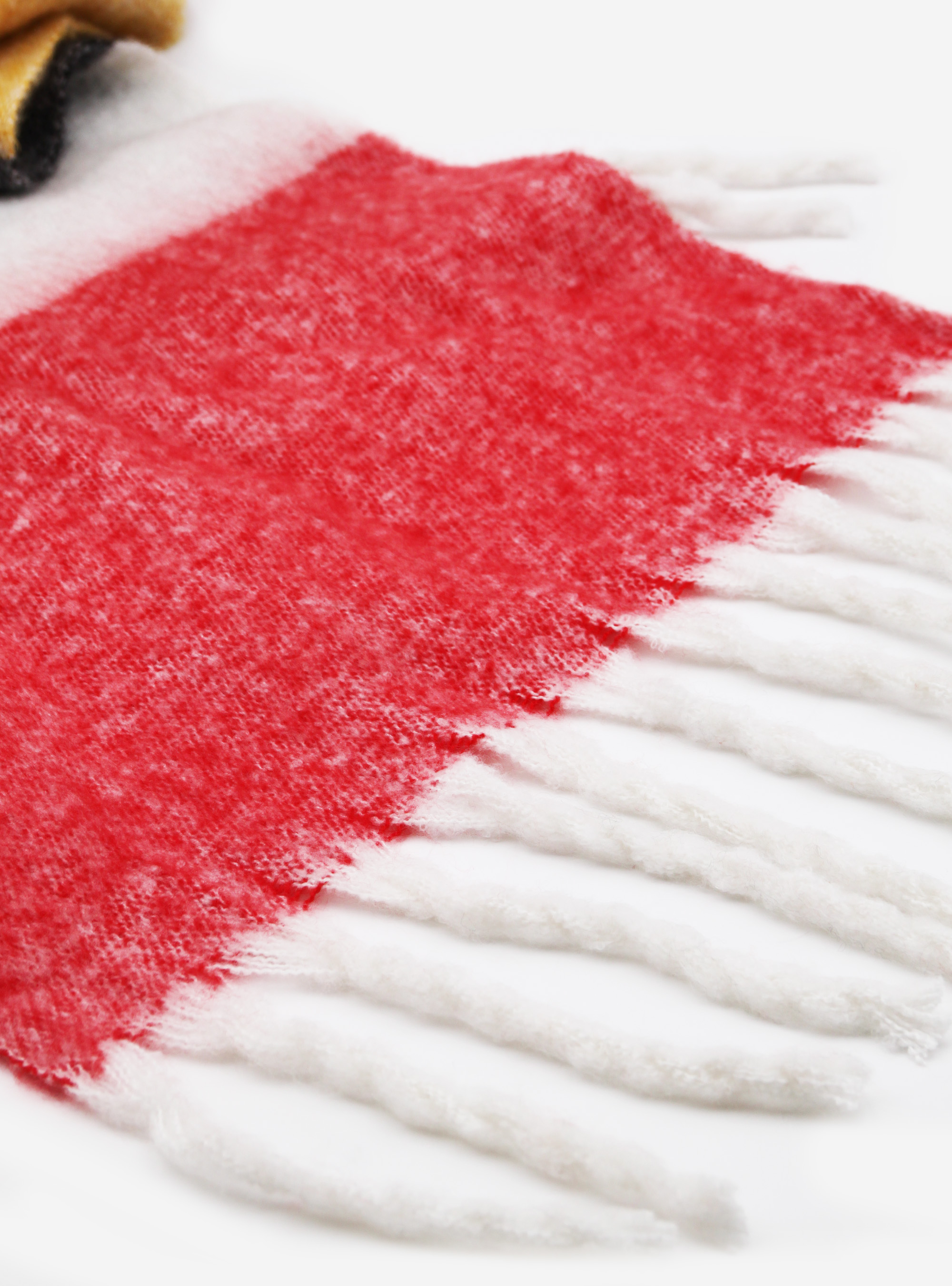 SCARF WITH FRINGE, MULTICOLOR