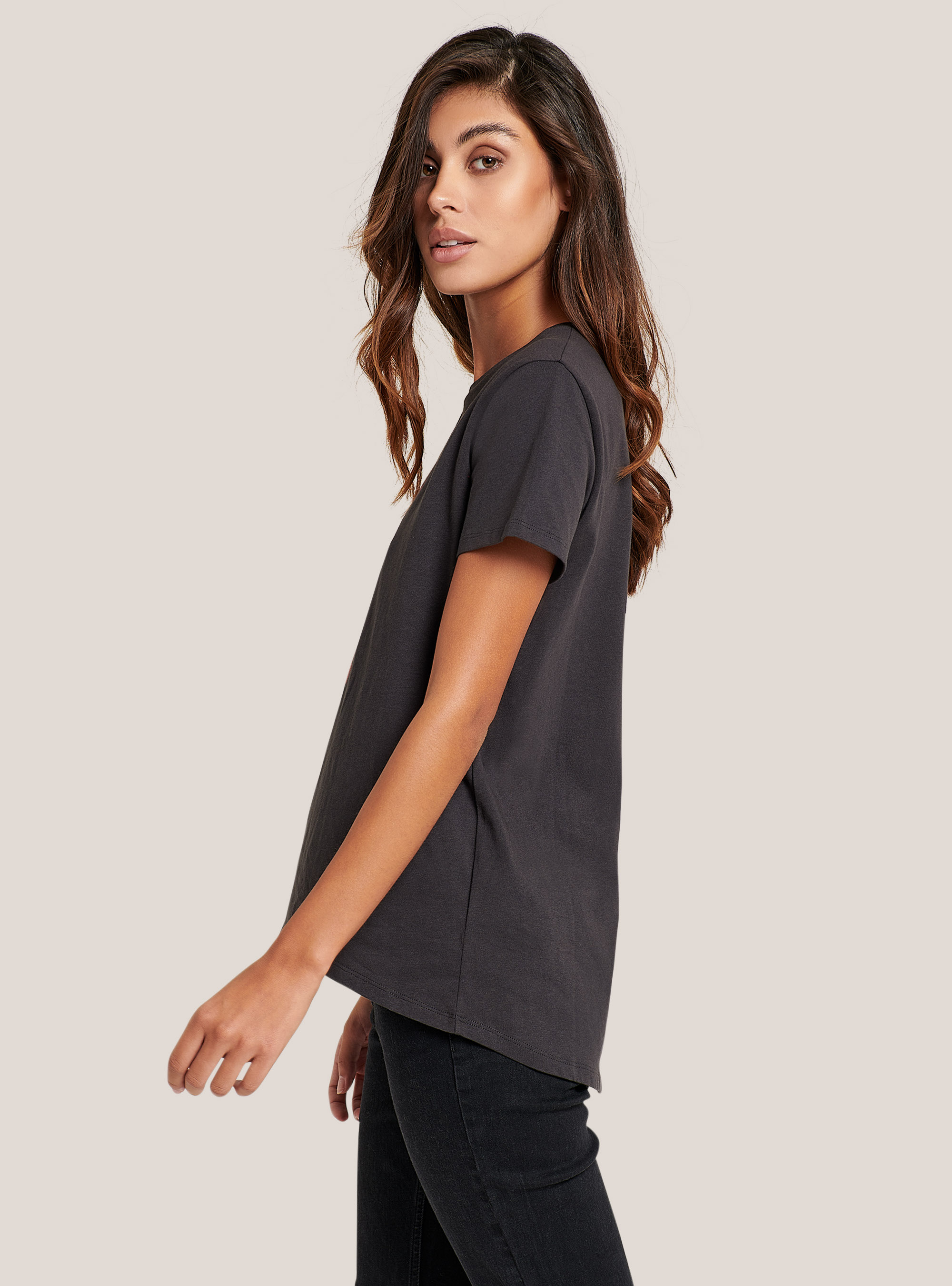 Monsters / Alcott T-shirt, BLACK