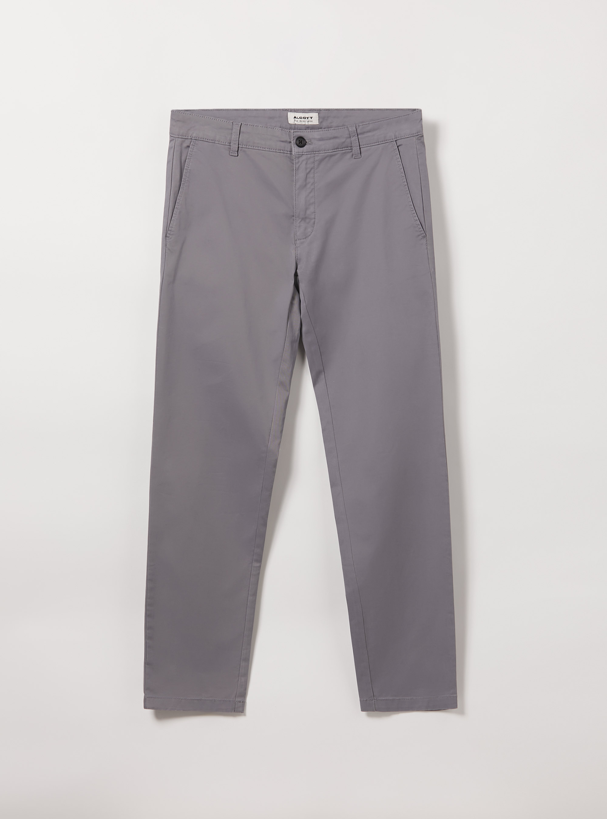Skinny fit stretch twill chinos, GY3 GREY LIGHT