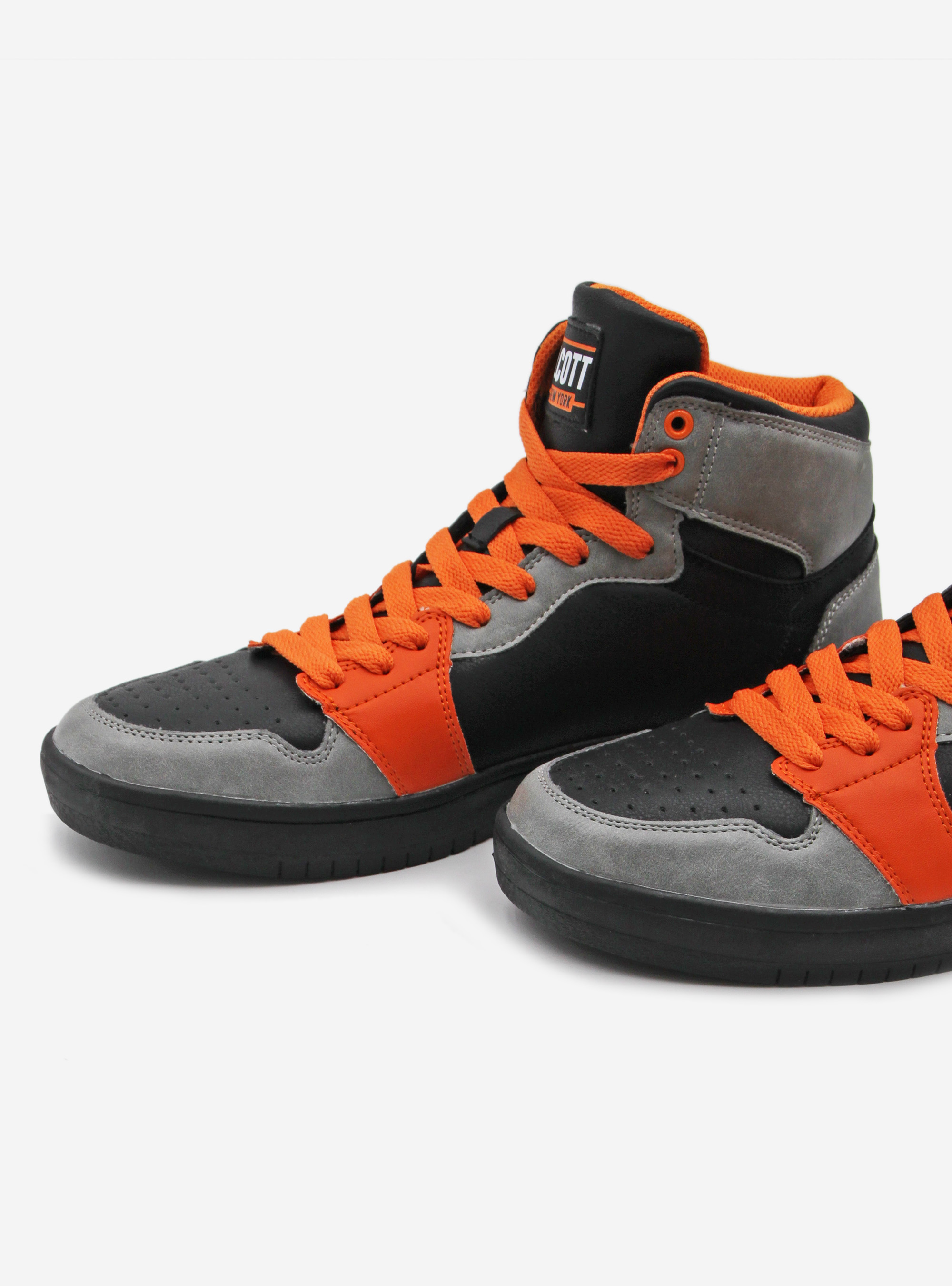 Baskets bicolores, C101 BLACK