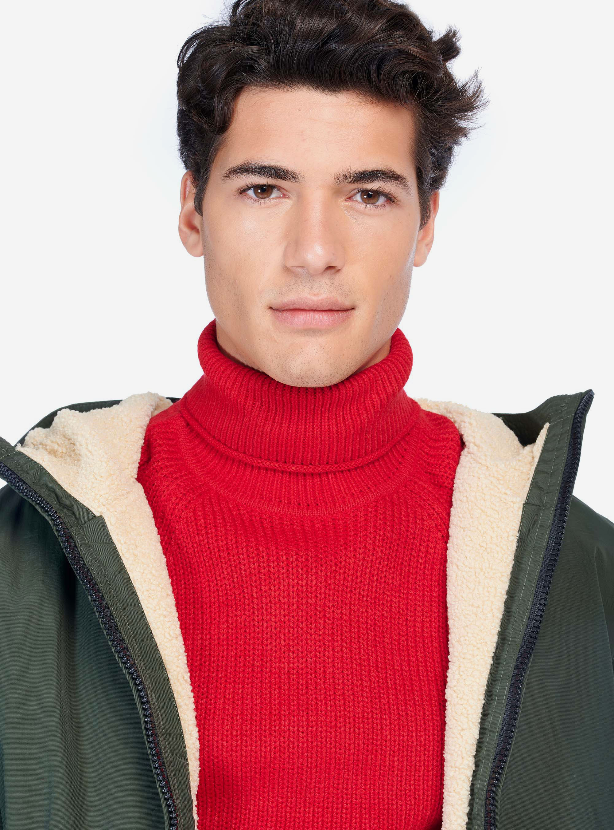 Blouson  à capuche, C6677 KAKY