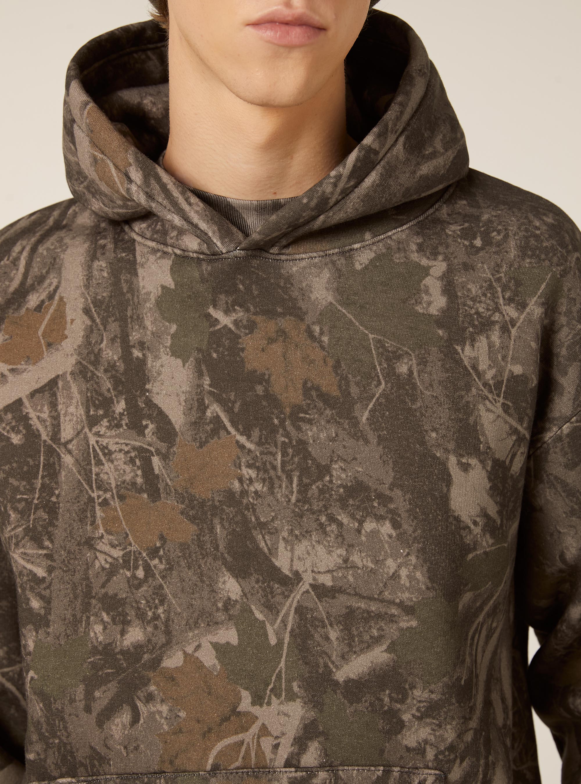 Urban Camouflage boxy fit sweatshirt, KY2 KAKY MEDIUM