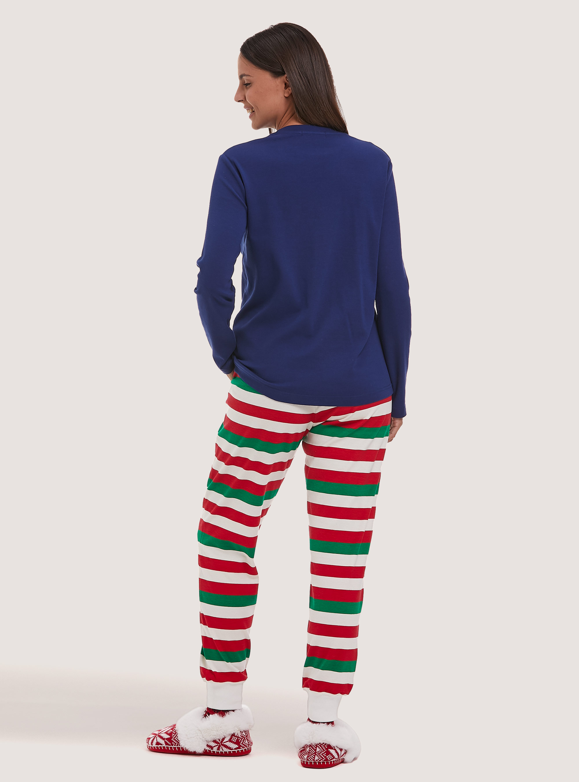 Pijama Elfo Colección Familiar de Navidad, NA1 NAVY DARK