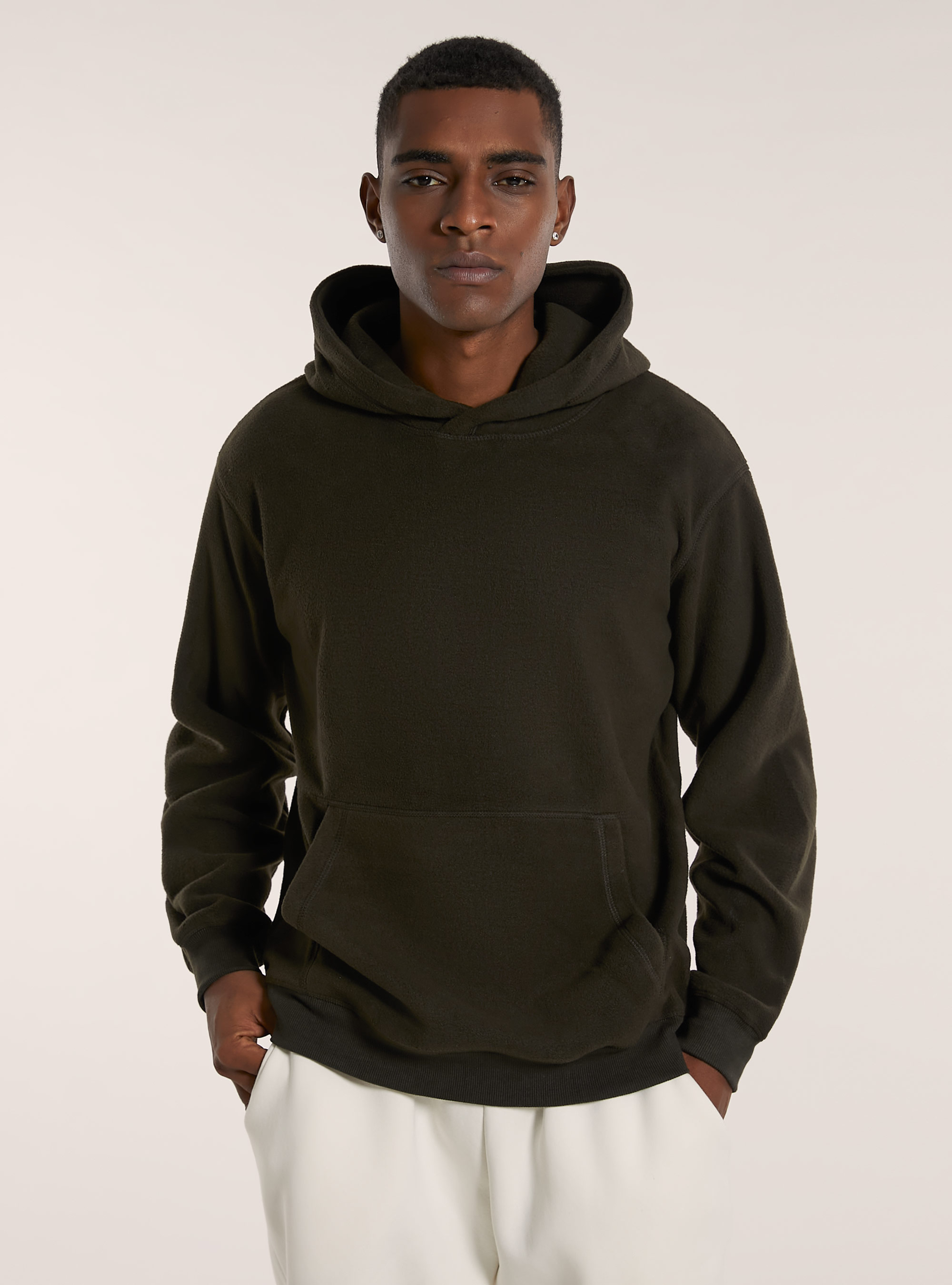 Sudadera con capucha de forro polar, KY2 KAKY MEDIUM