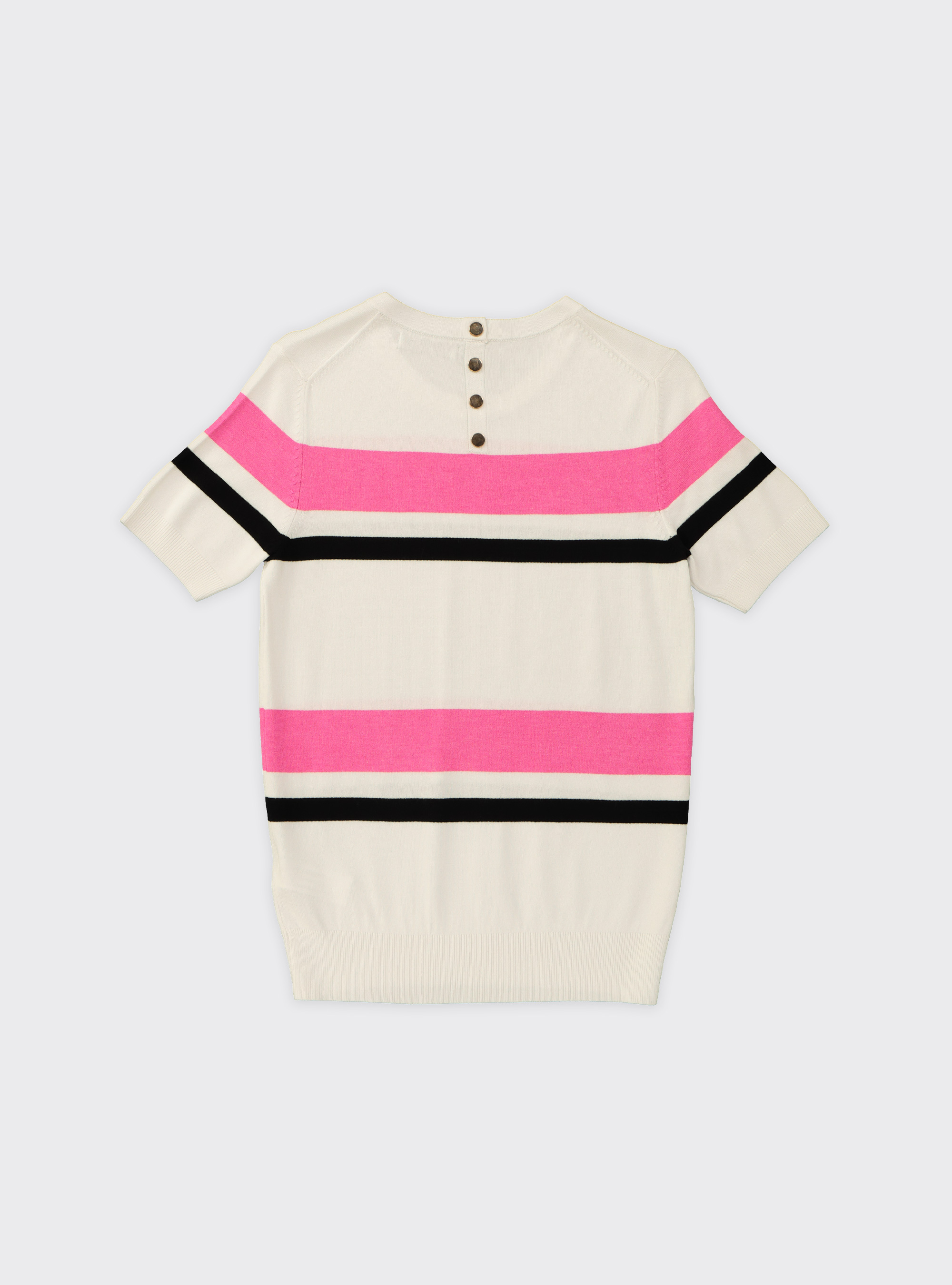 PULLOVER MIT KURZEN ÄRMELN, C099 WHITE