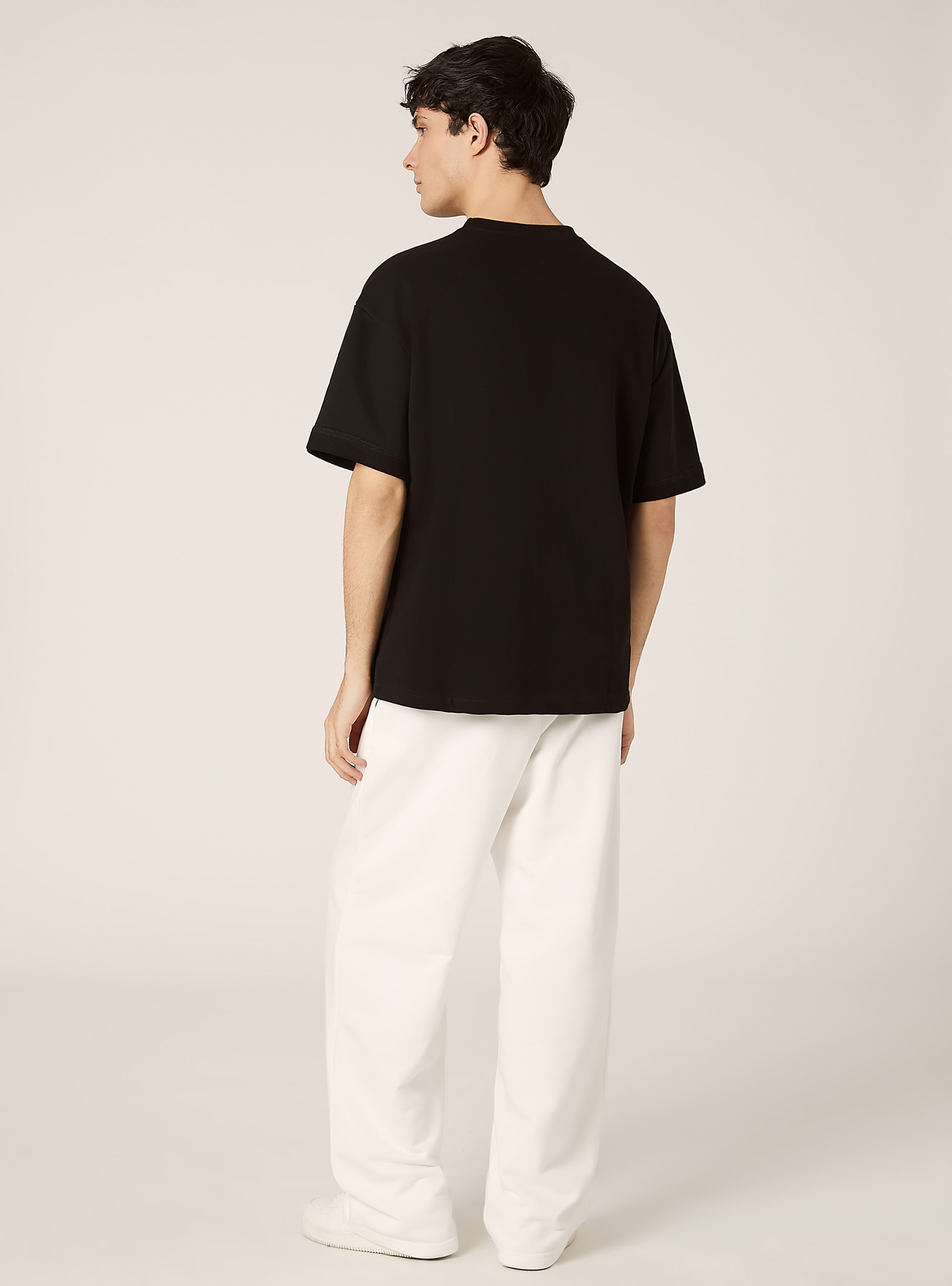 Sudadera boxy fit, BK1 BLACK