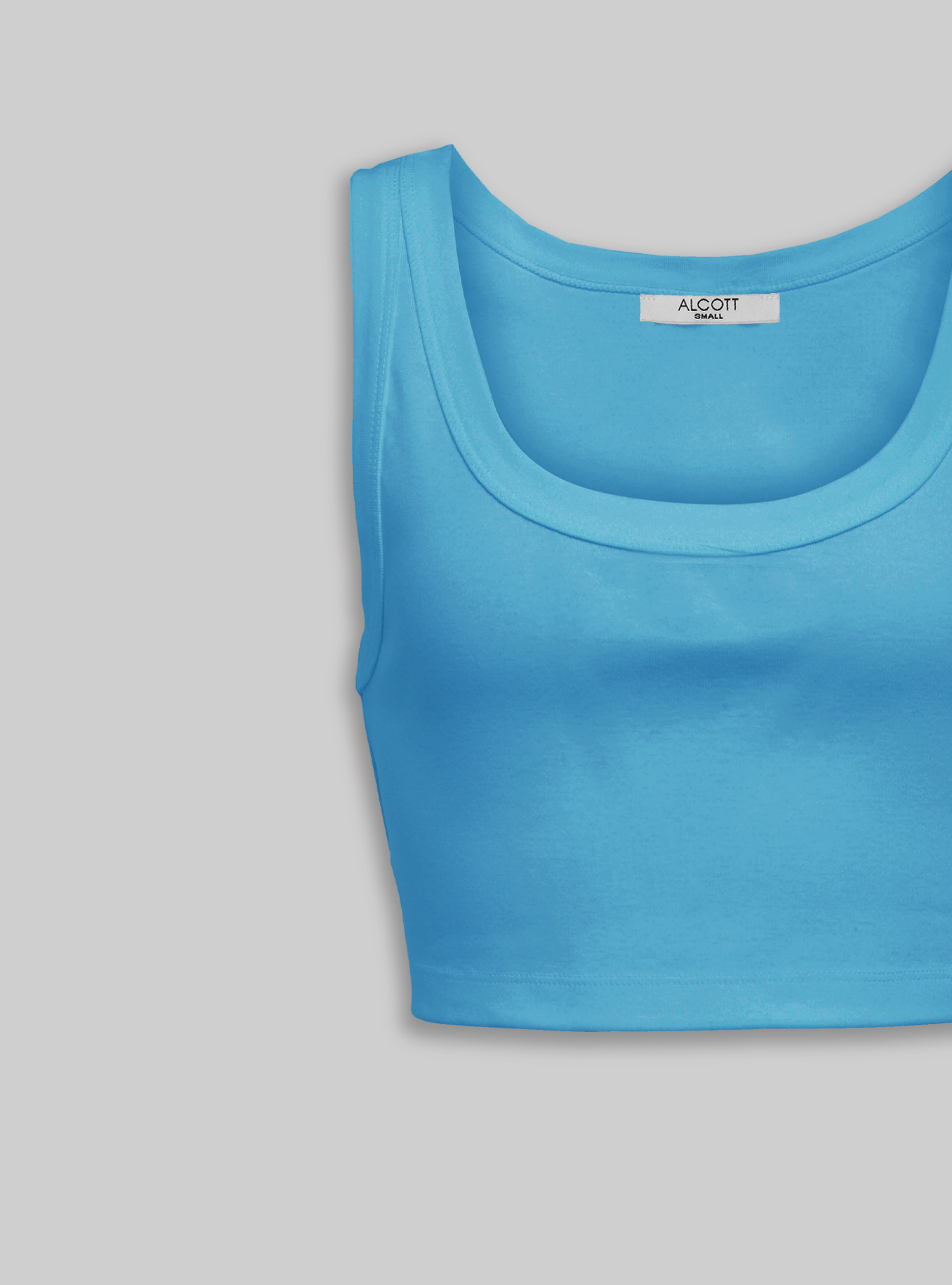 Canotta basic crop a costine, RY2 ROYALE MEDIUM