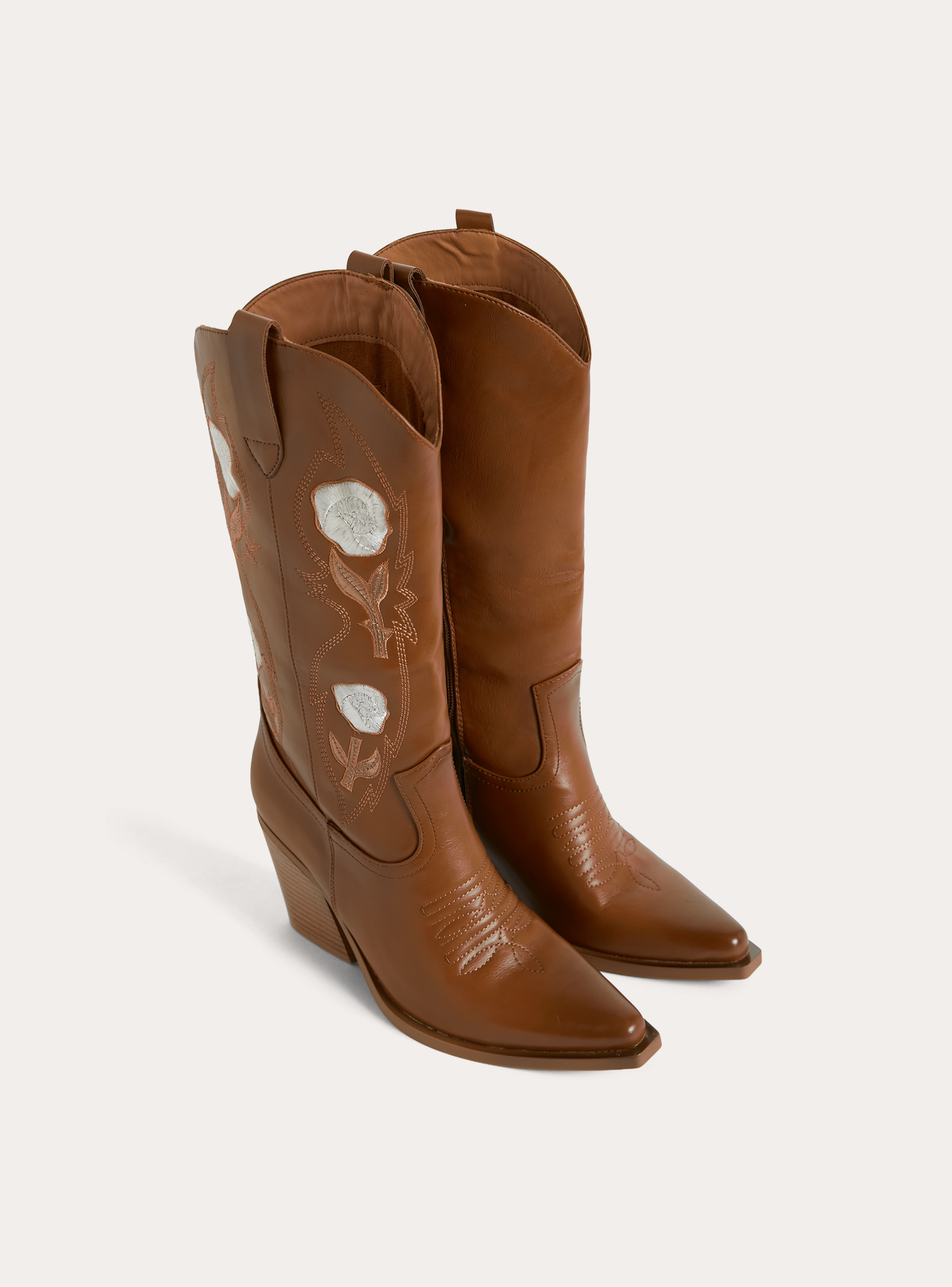 Stivali camperos con rose, TB2 TOBACCO MEDIUM