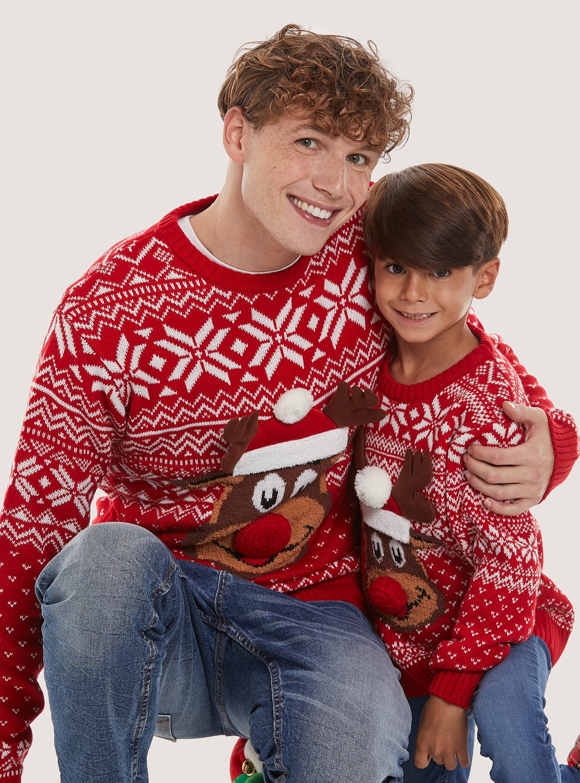 Pullover Christmas Family Collection, RD1 RED DARK