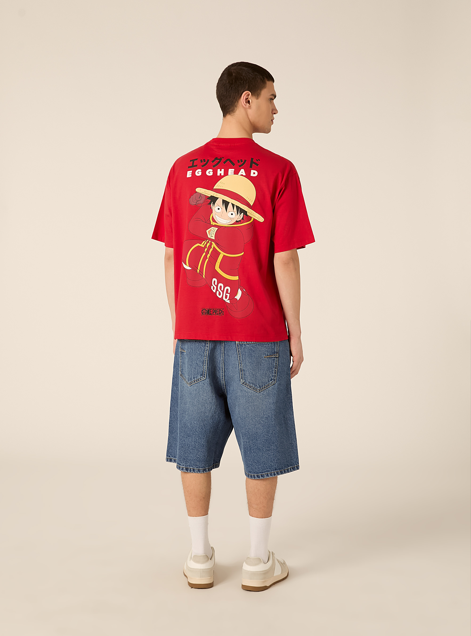 T-shirt one piece  boxy fit, RD2 RED MEDIUM