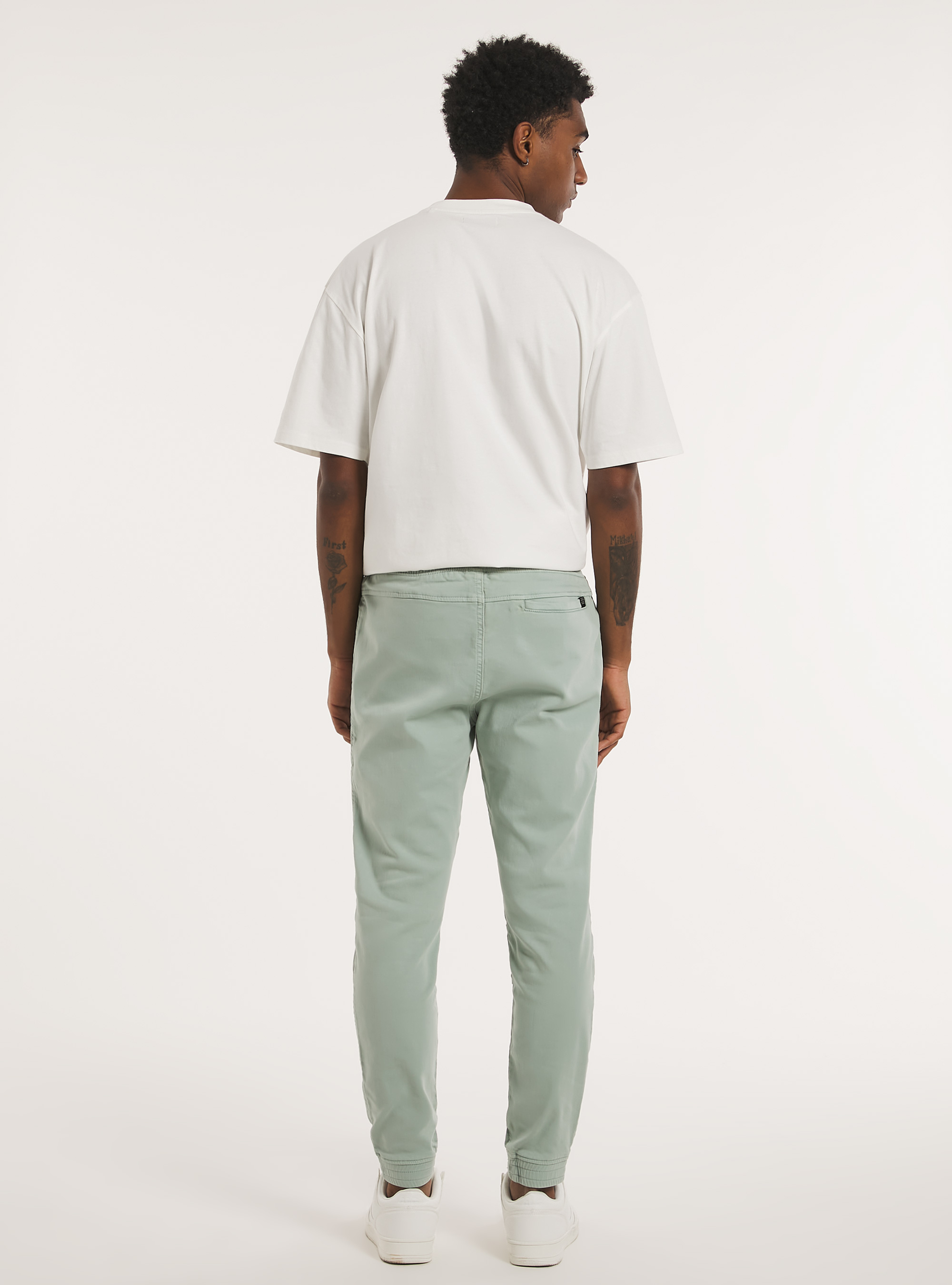 Pantalón jogger de algodón, GN3 GREEN LIGHT
