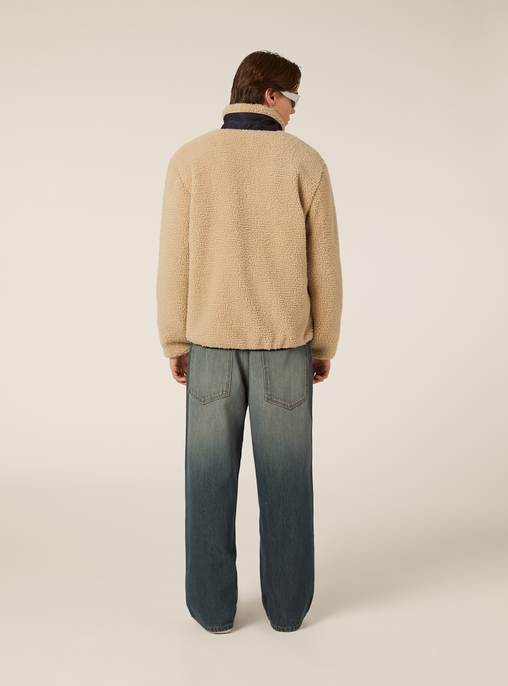 Giacca in pile, BG2 BEIGE MEDIUM