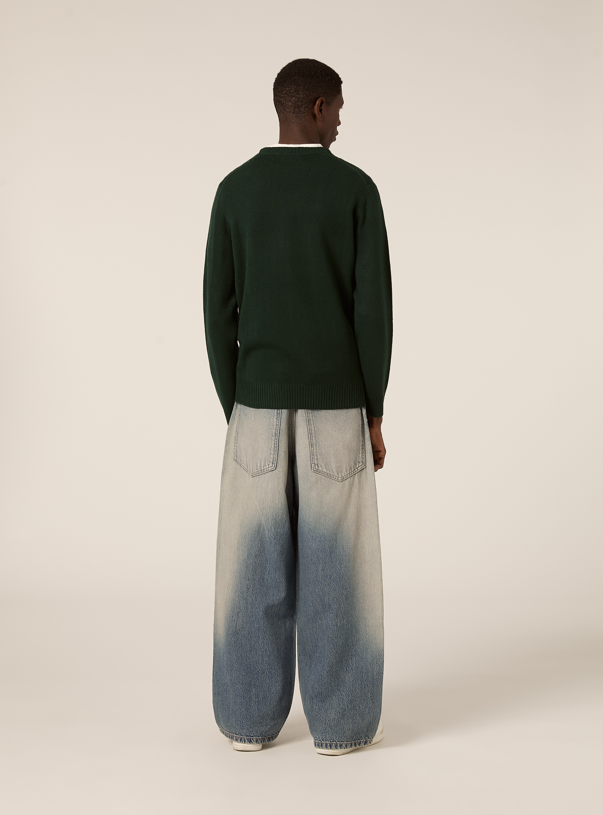 Maglione girocollo, GN1 GREEN DARK