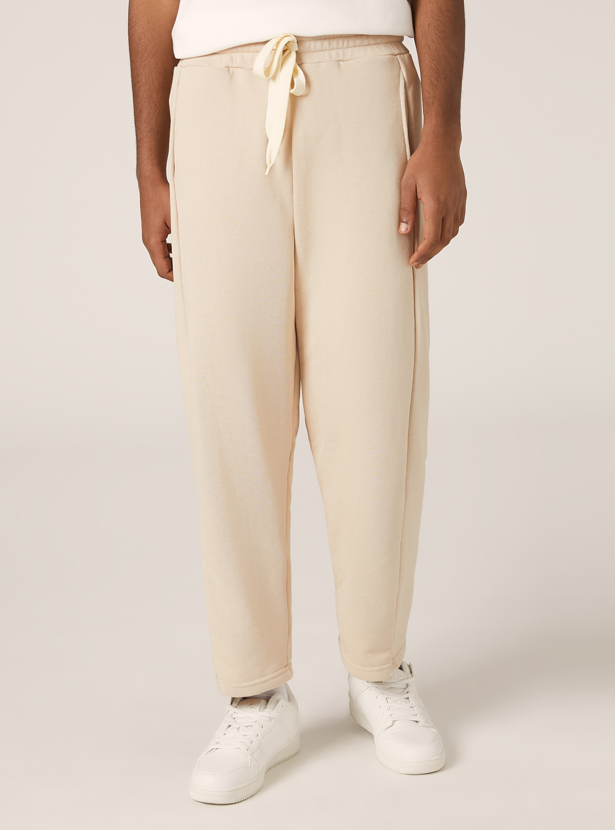 Pantaloni jogger marmorizzati, BG3 BEIGE LIGHT