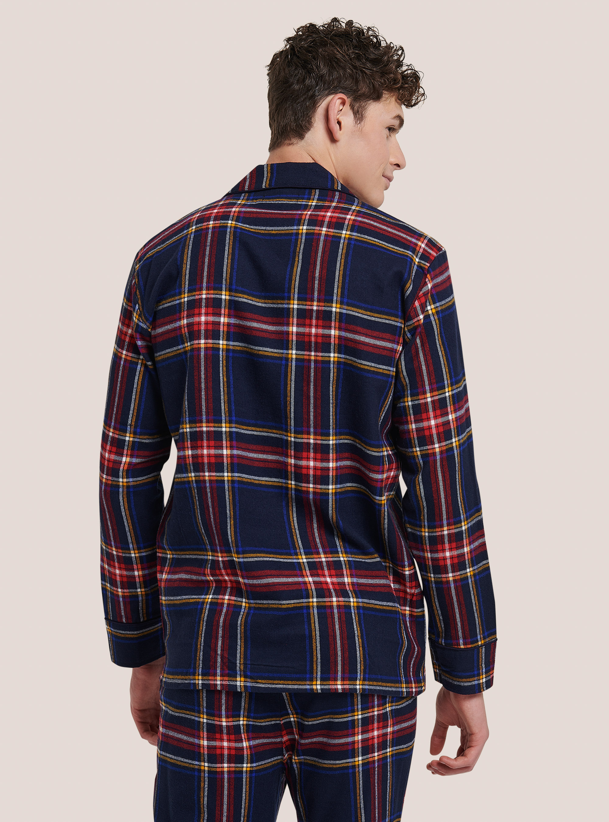 Tartan pyjama set, BLUE NAVY