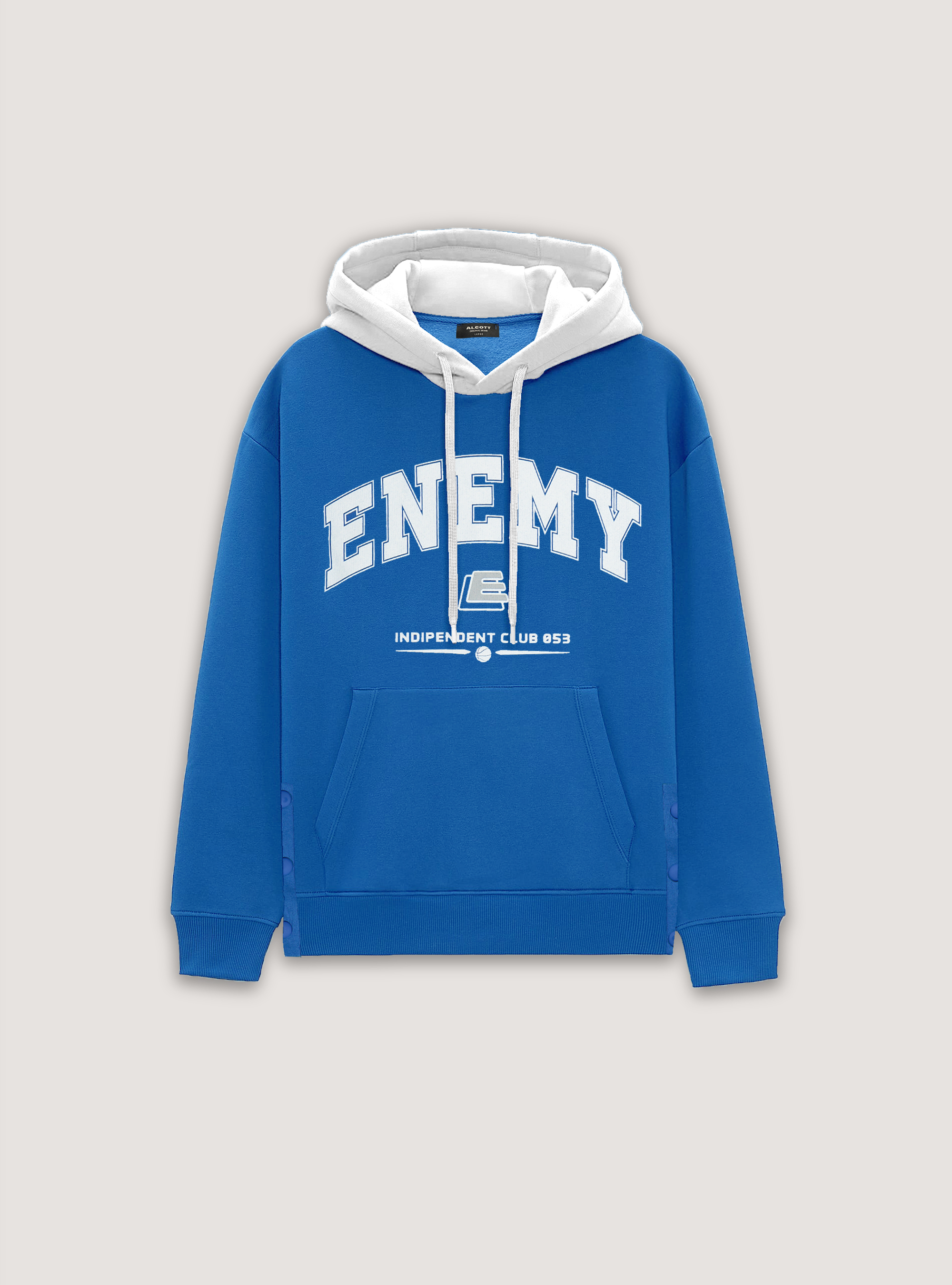 Enemy sweatshirt with contrasting details, RY2 MEDIUM ROYALE