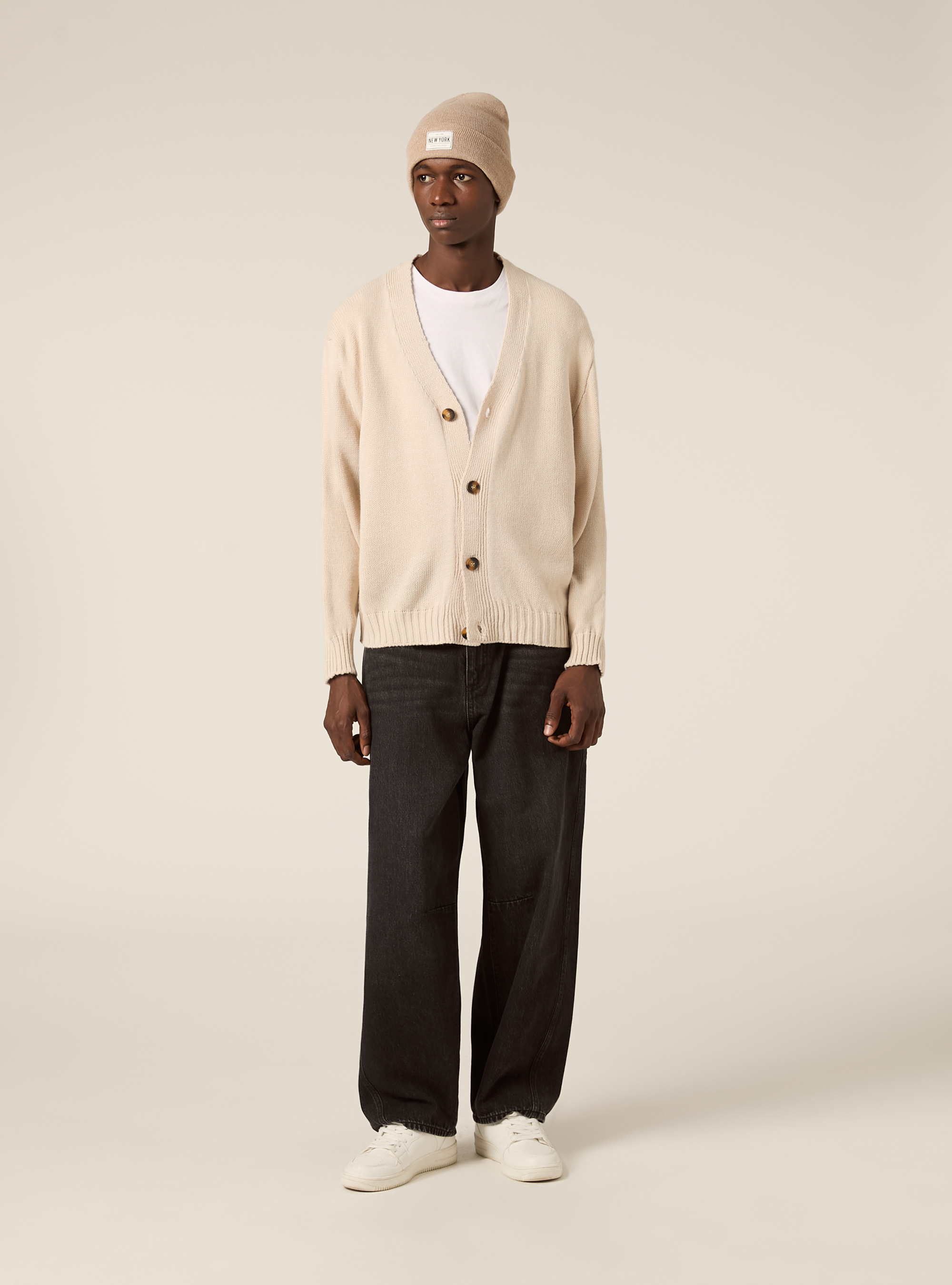 Cárdigan de punto, BG2 BEIGE MEDIUM