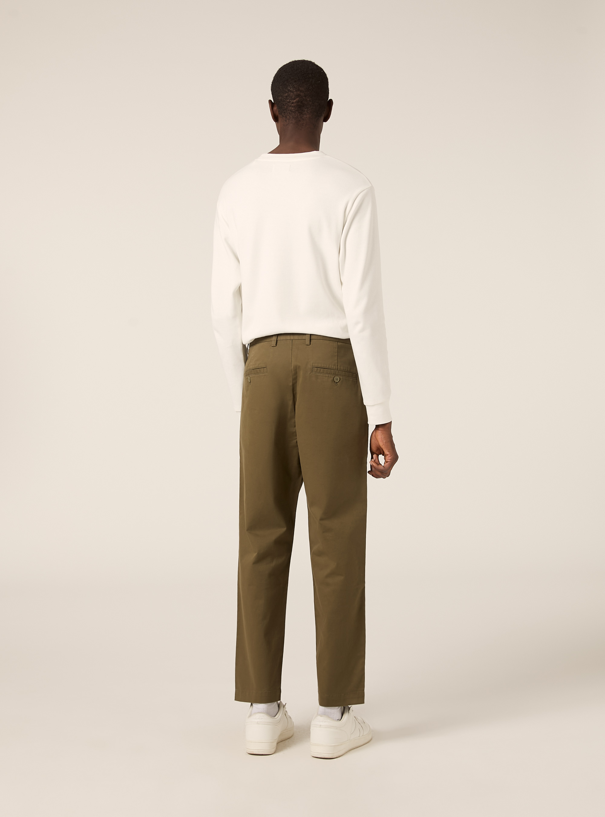 Slim Fit Chino-Hose aus Stretch-Twill, KY2 KAKY MEDIUM