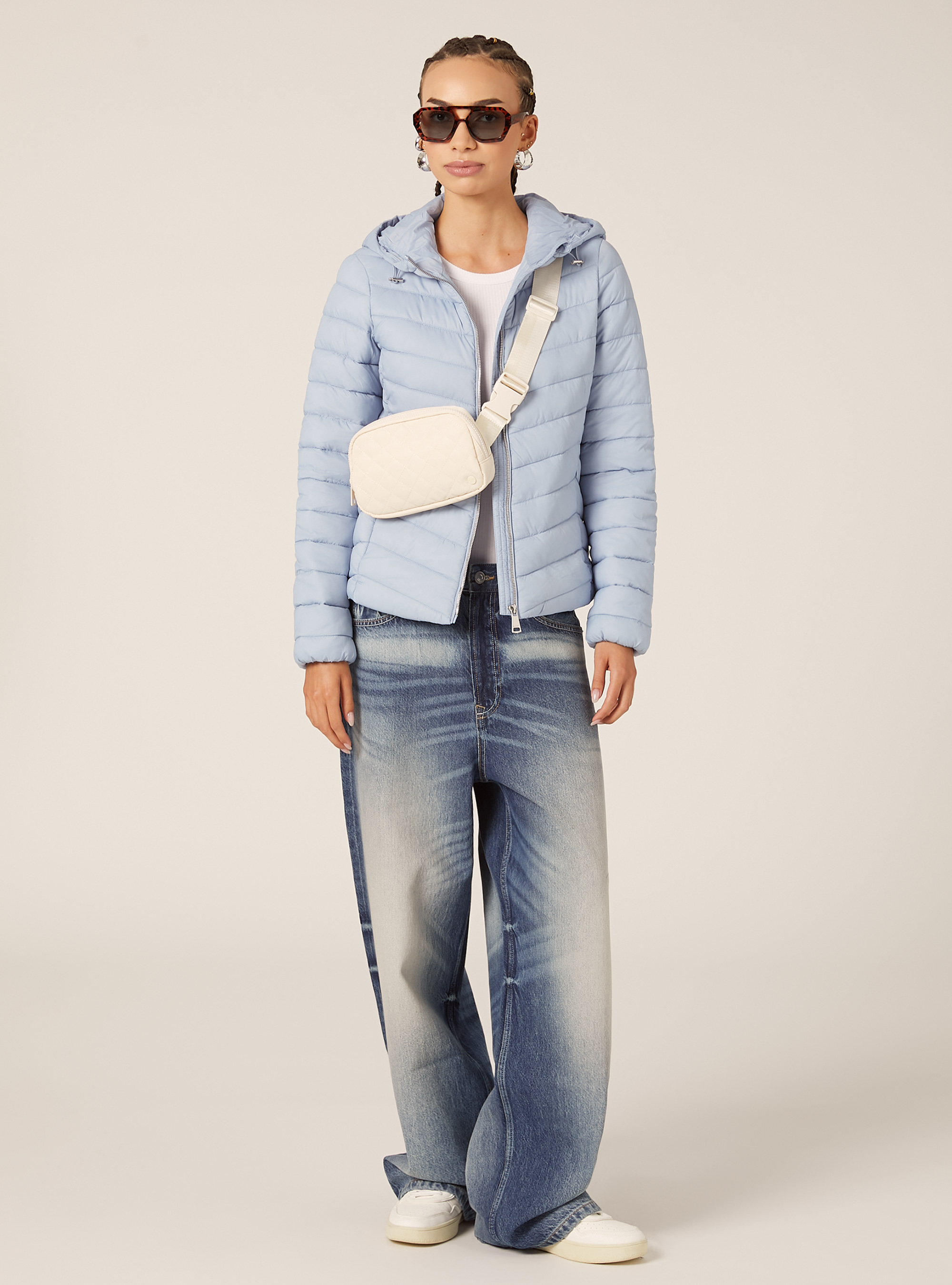 Jacket with recycled padding, AZ1 AZURE DARK