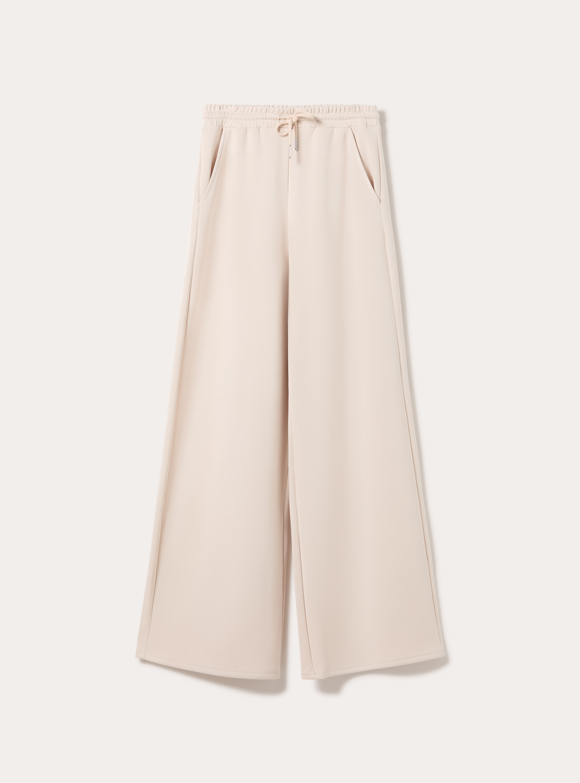 Soft touch wide leg joggers, CR3 CREAM LIGHT