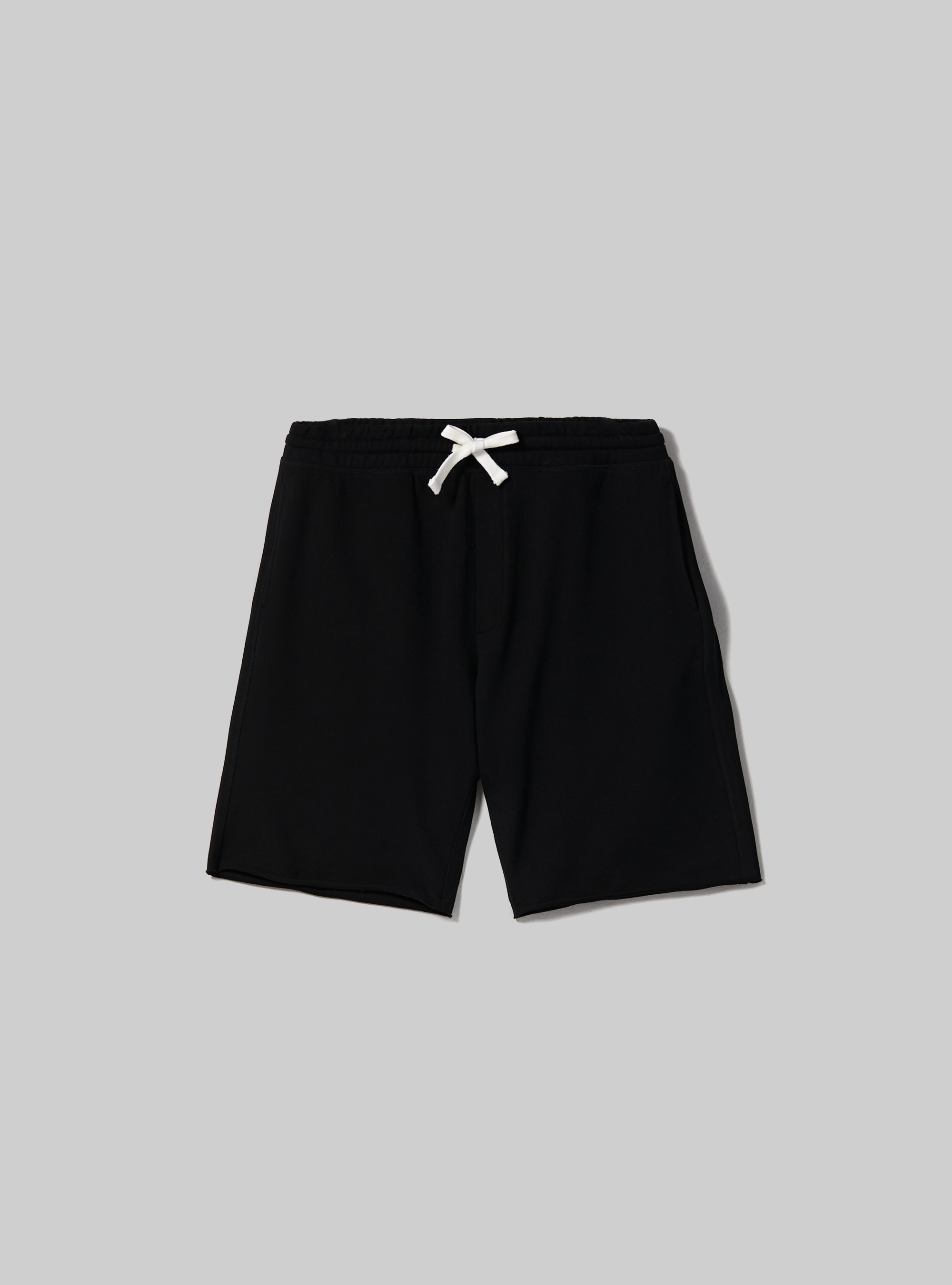 Bermuda jogger in cotone, BK1 BLACK