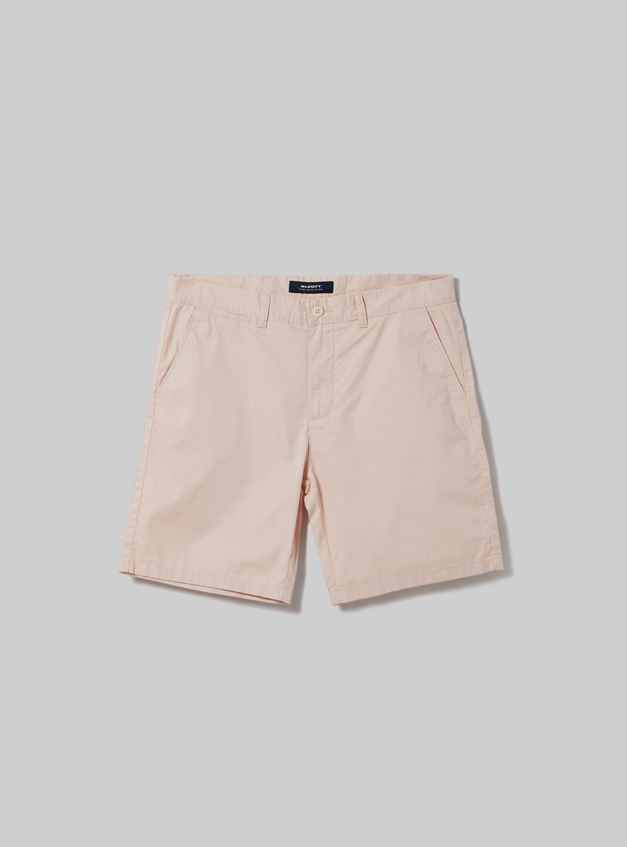 Plain twill Bermuda shorts, C514 PINK