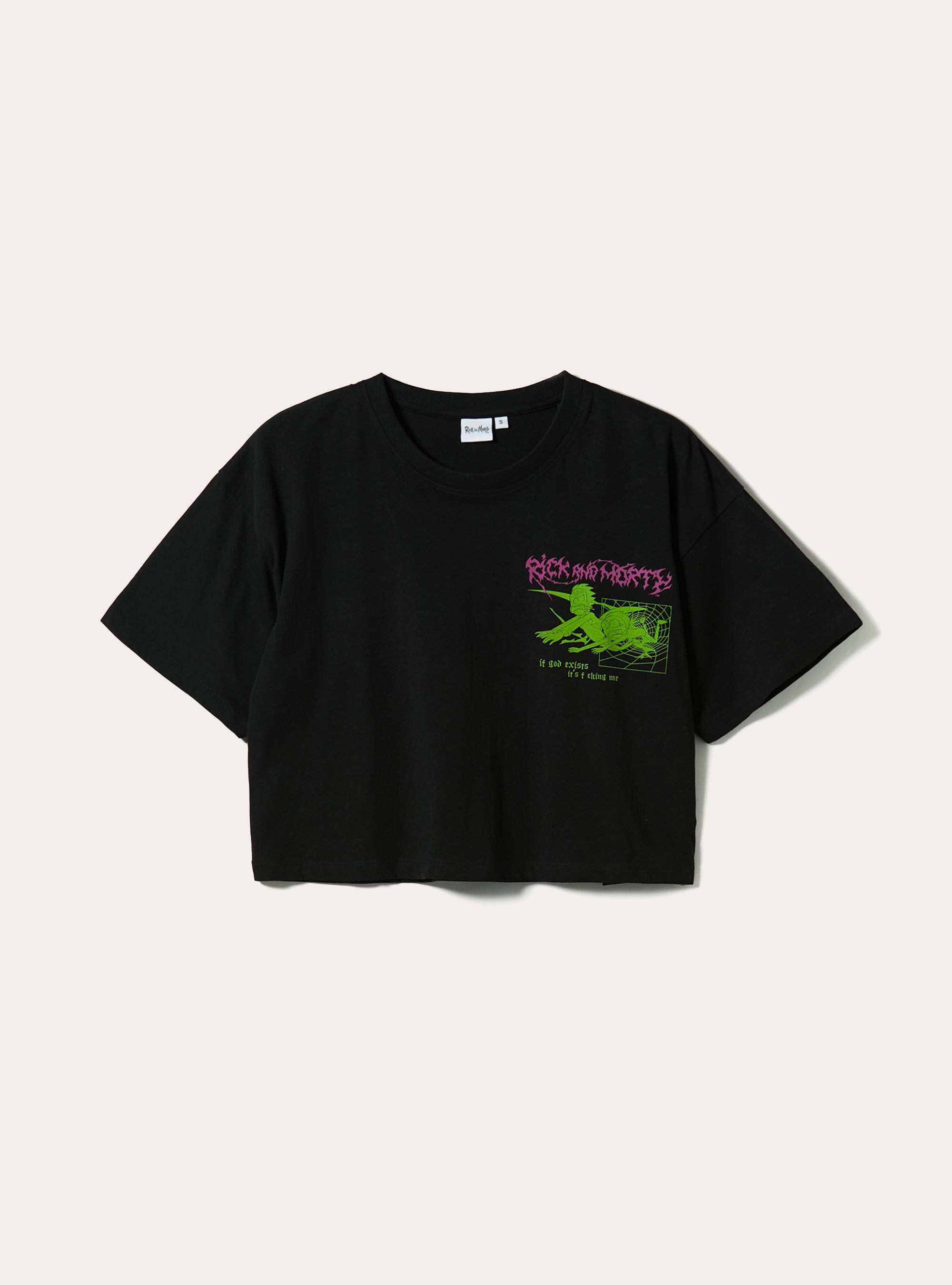 Rick and Morty / Alcott Camiseta corta, BK1 BLACK