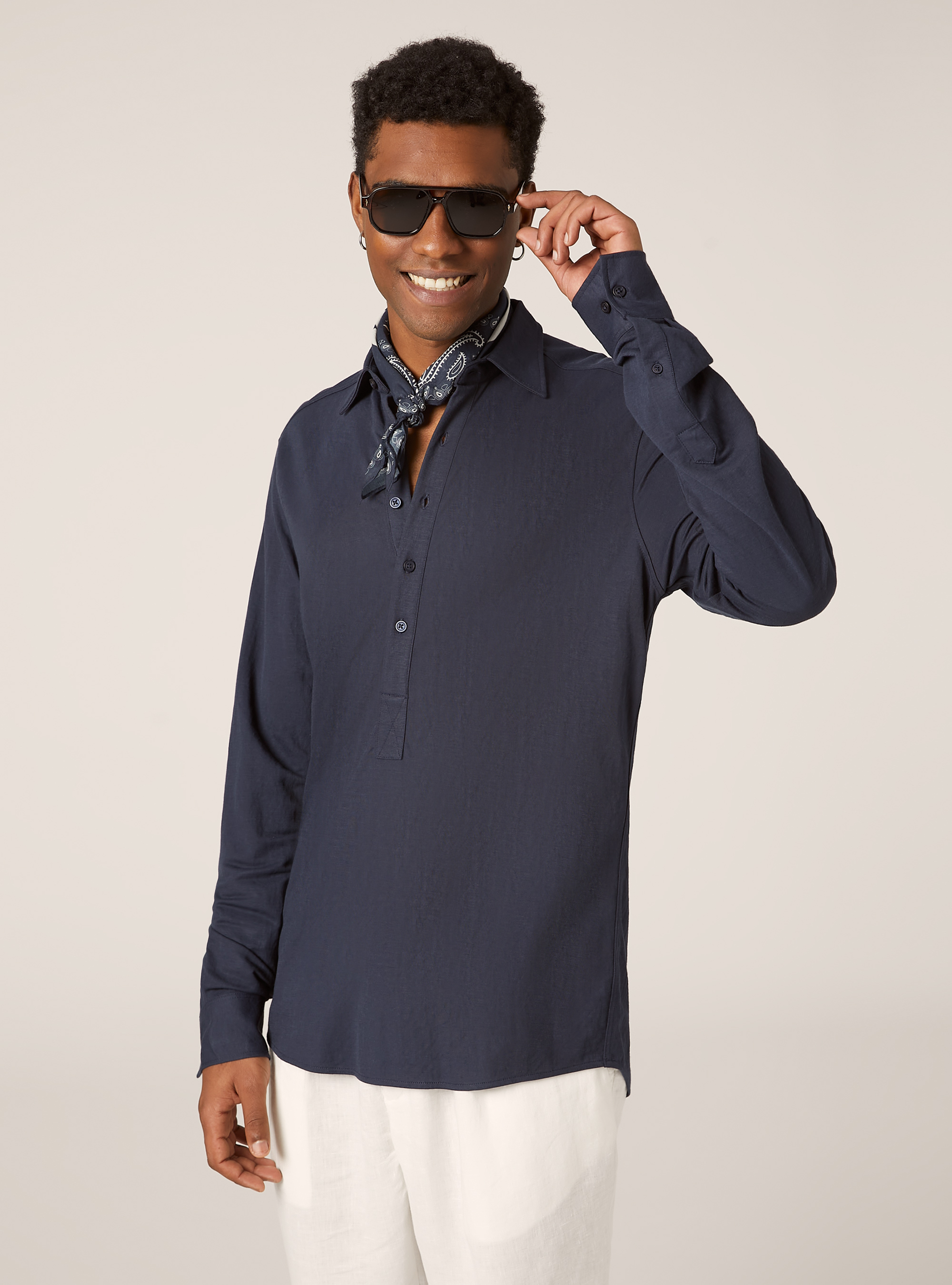 Half plate shirt, NA2 NAVY MEDIUM