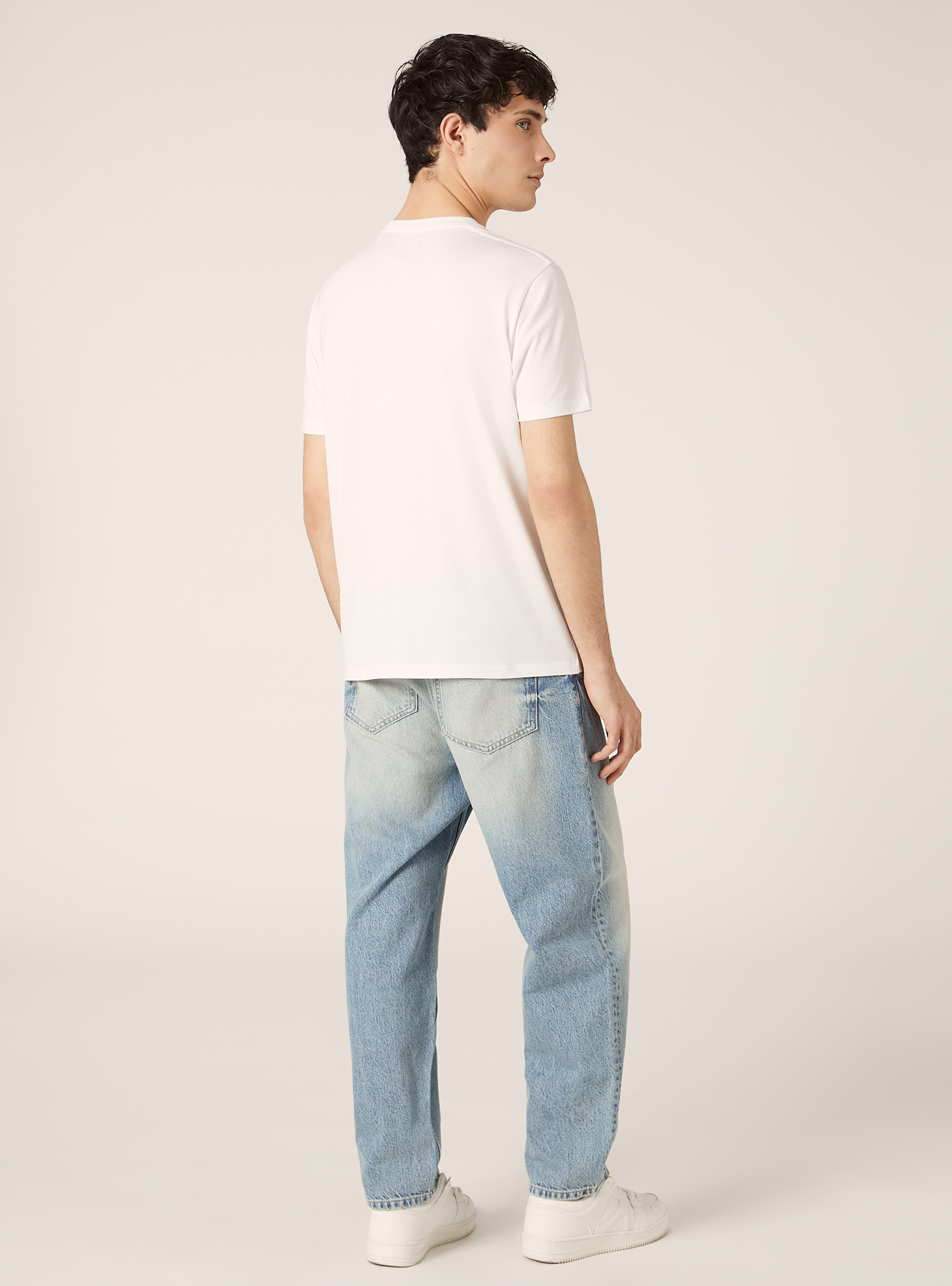 T-shirt en coton Pima sup&eacute;rieur, WH2 WHITE