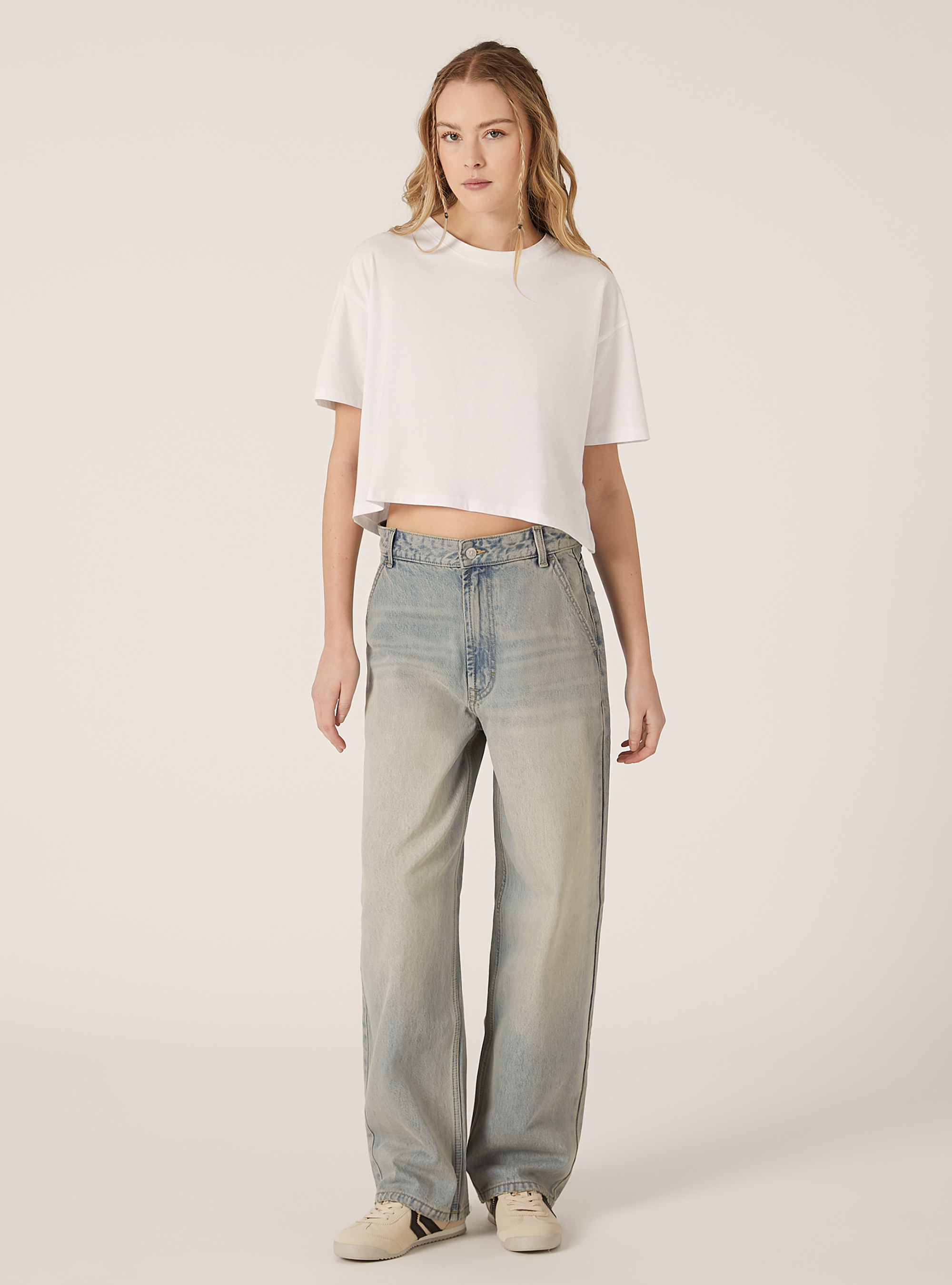 Skater Fit Jeans, D005 LIGHT BLUE