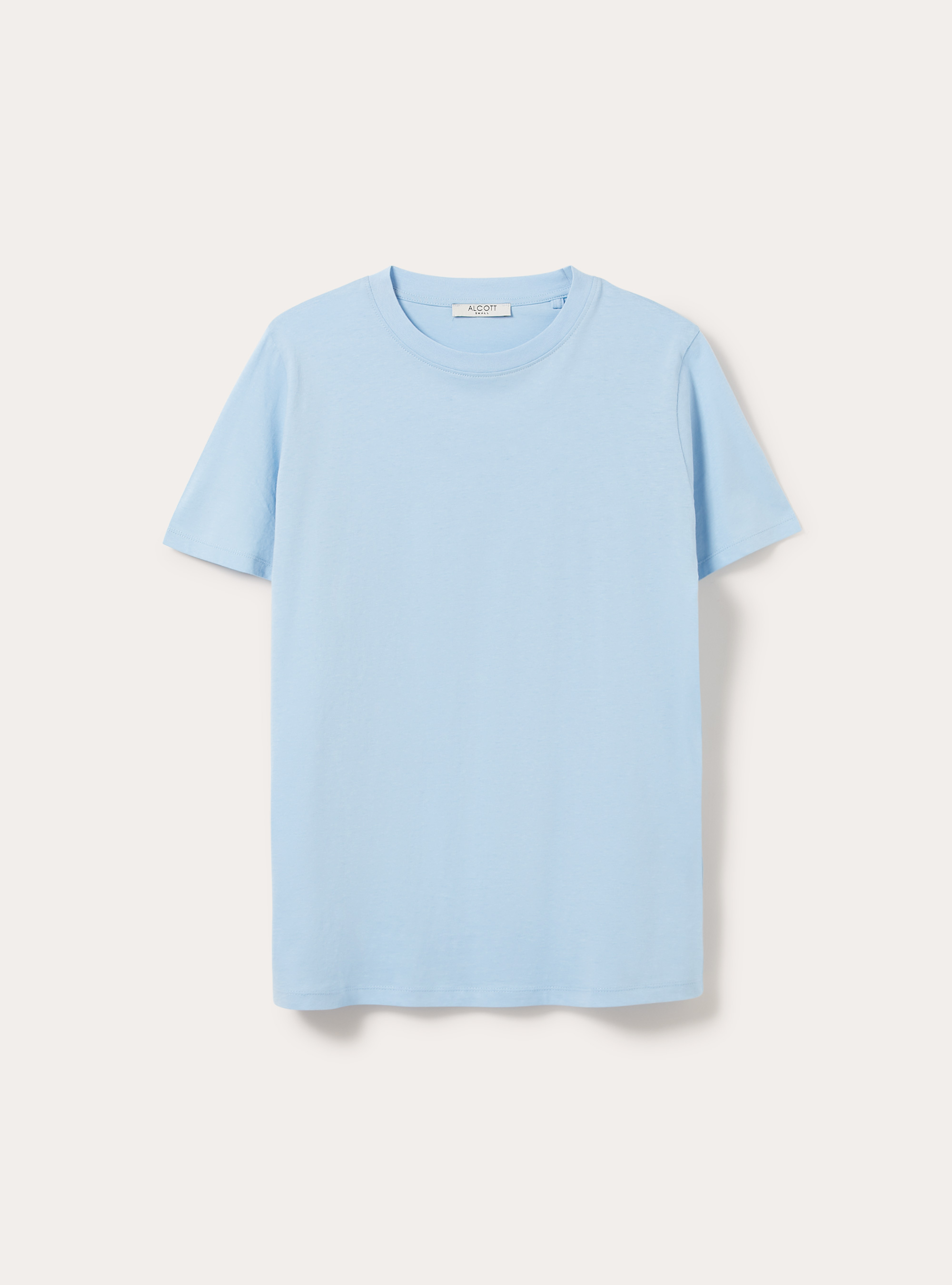 Cotton crew neck T-shirt, AZ3 AZURE LIGHT