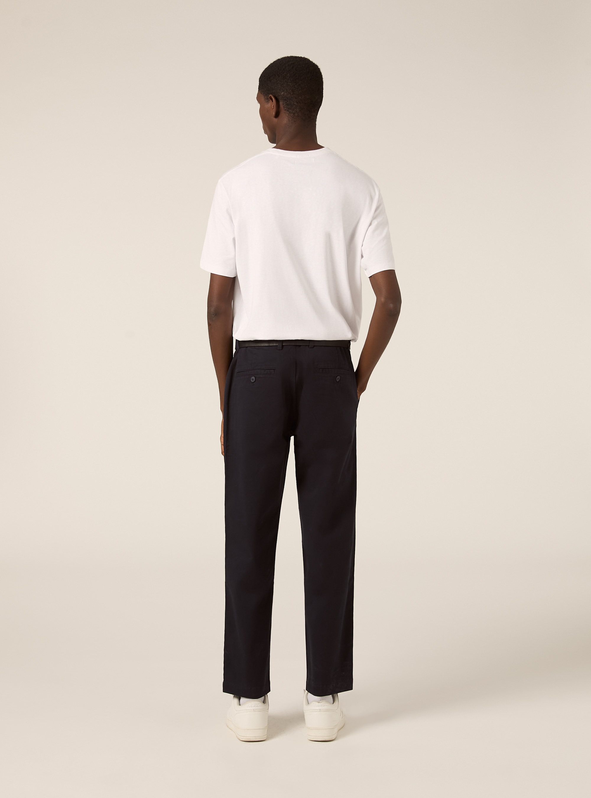 Slim Fit Chino-Hose aus Stretch-Twill, NA1 NAVY DARK