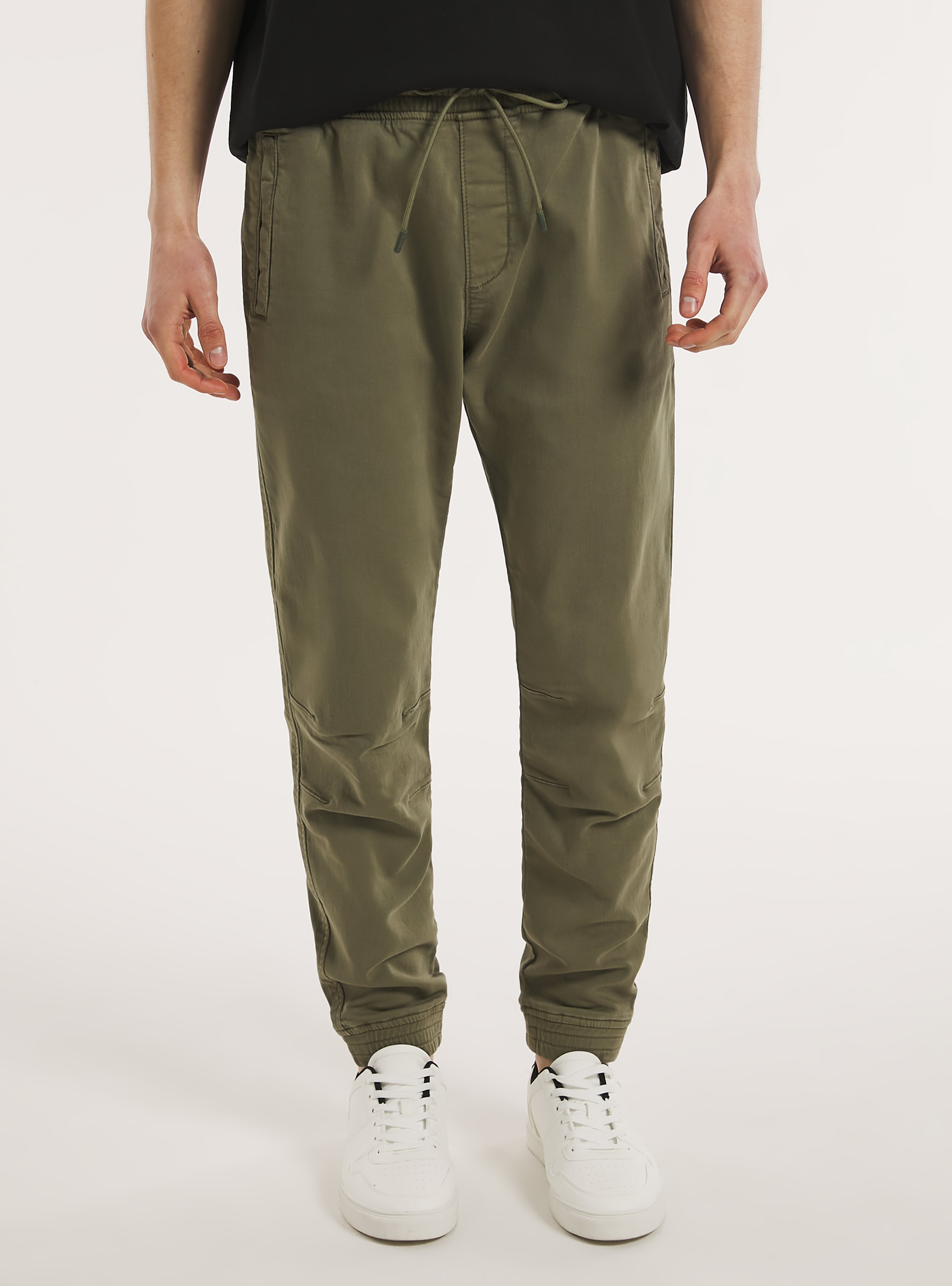 Pantaloni jogger in cotone, KY2 KAKY MEDIUM