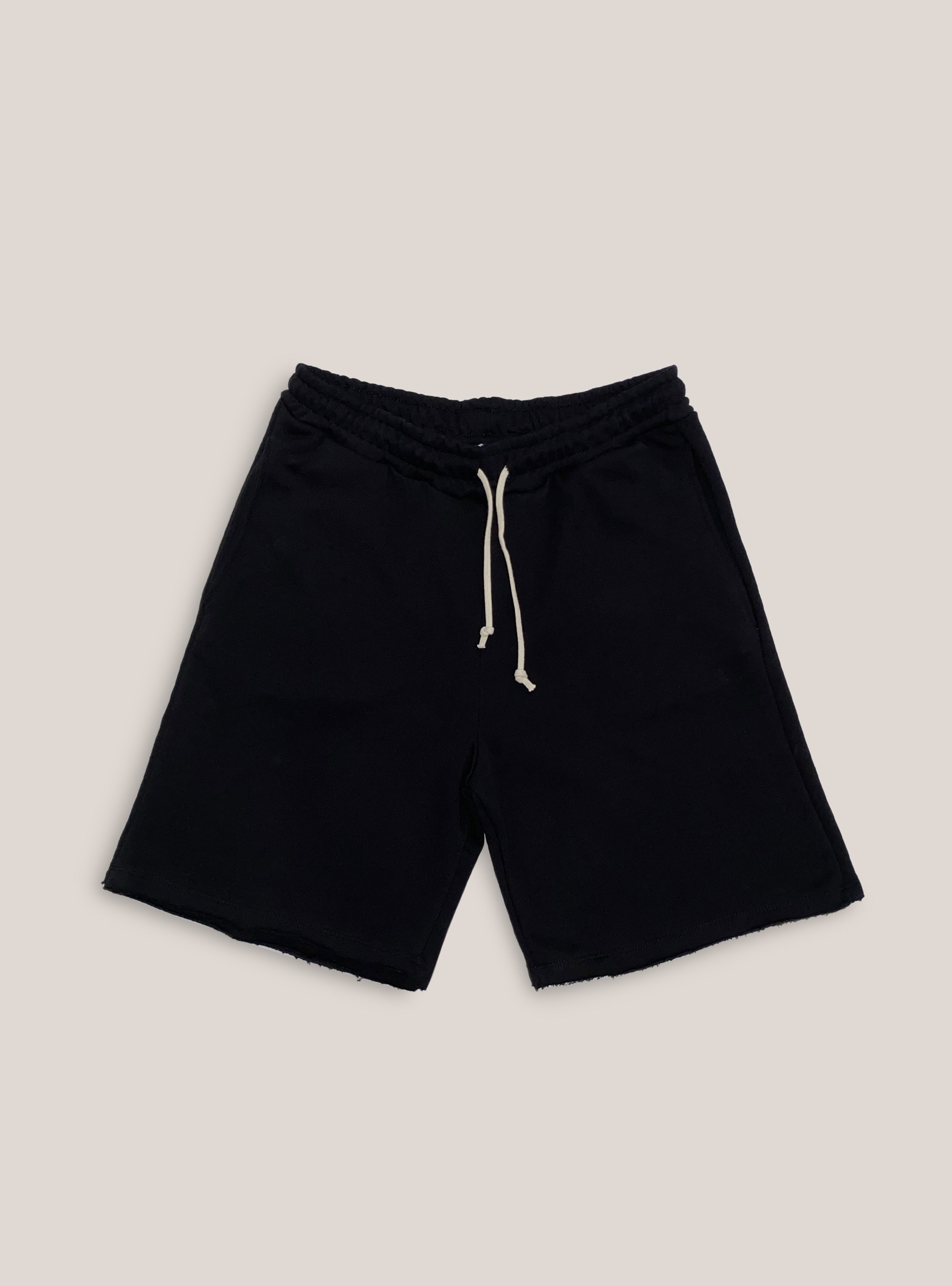 Joggershorts aus Baumwolle, C101 BLACK