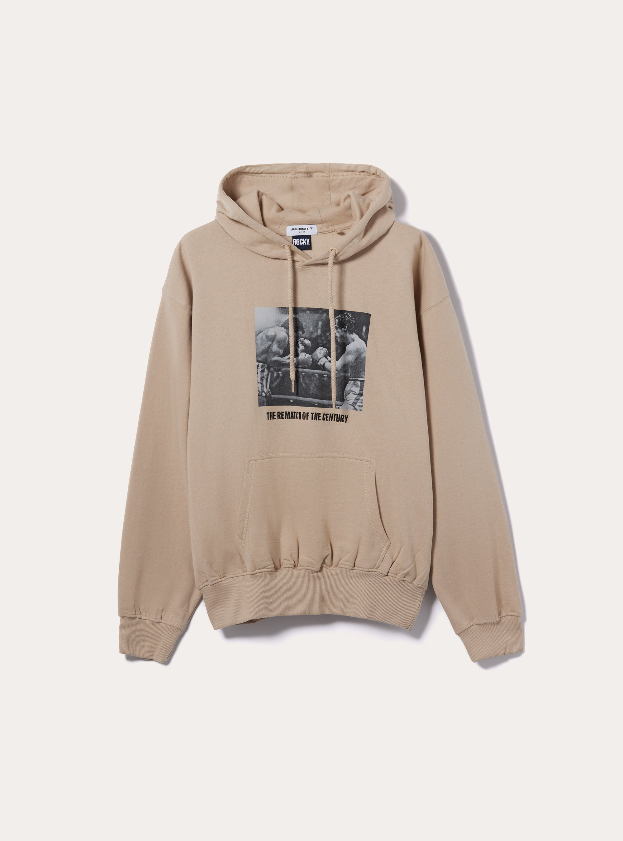 Boxy fit Rocky Balboa / Alcott sweatshirt, BG2 BEIGE MEDIUM