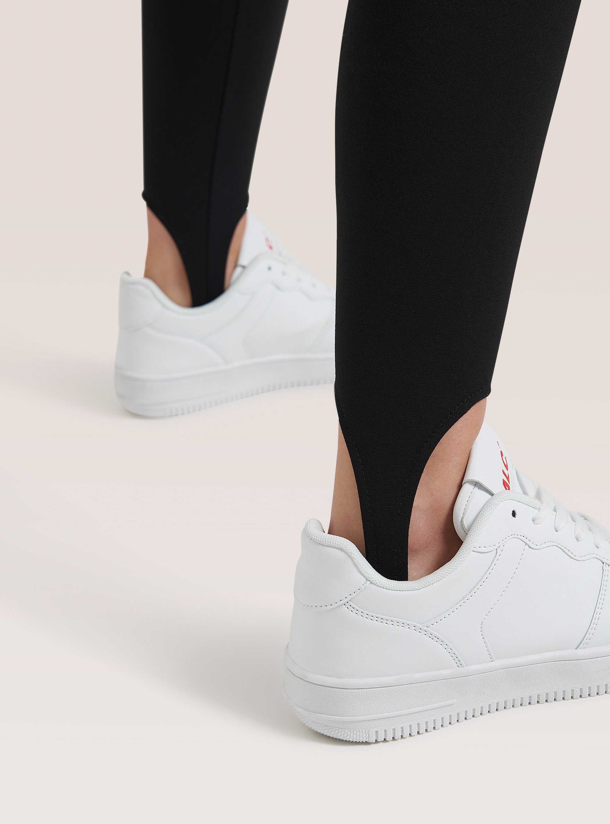 Leggings with insole, BLACK