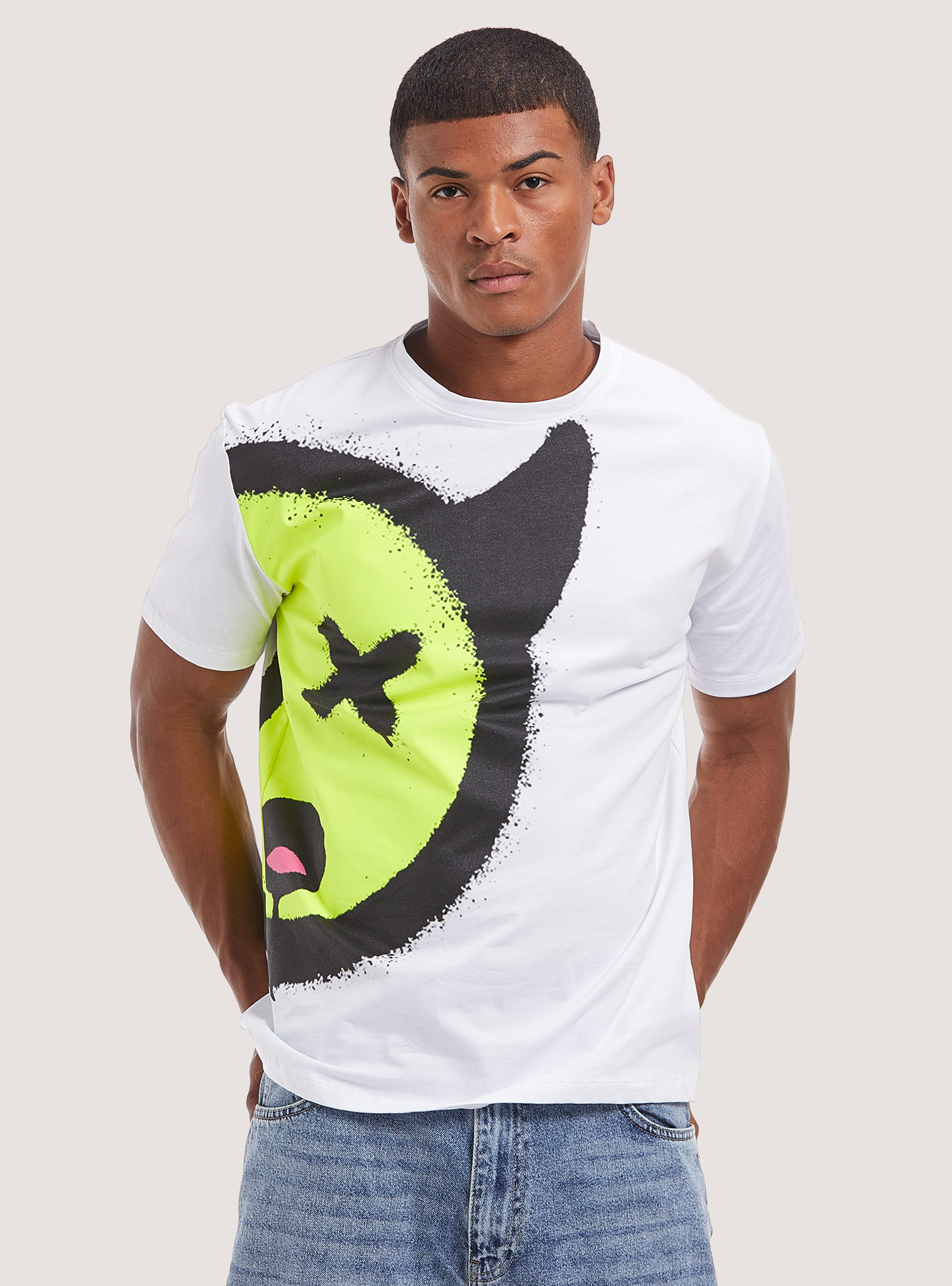 T-shirt with Smile Collection print, WH2 WHITE