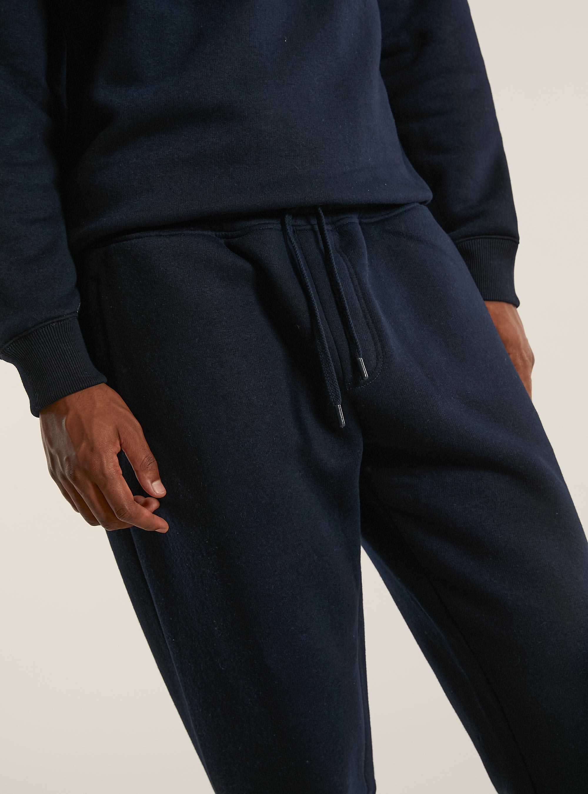 Fleece jogger trousers, NA1 NAVY DARK